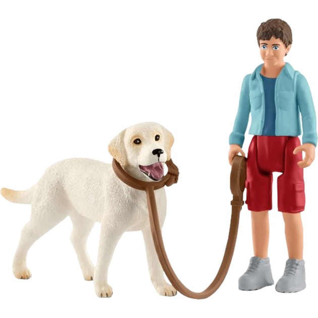 Schleich Spaziergang mit Labrador Retriever, Spielfigur | 04059433310763 Schleich Spaziergang mit Labrador Retriever, Spielfigur | 04059433310763