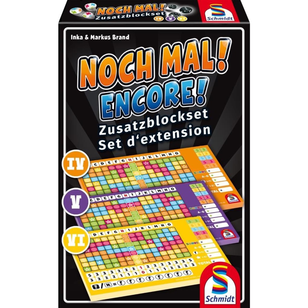Noch Mal! Zusatzblock, Würfelspiel