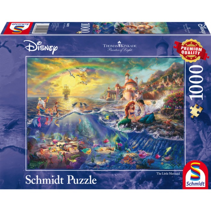 Puzzle Thomas Kinkade: Disney Arielle