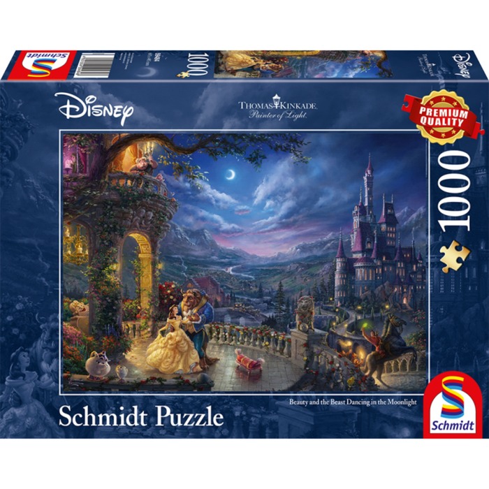 Schmidt Spiele Puzzle Thomas Kinkade: Disney Die Schöne und das Biest | 04001504594848 Schmidt Spiele Puzzle Thomas Kinkade: Disney Die Schöne und das Biest | 04001504594848