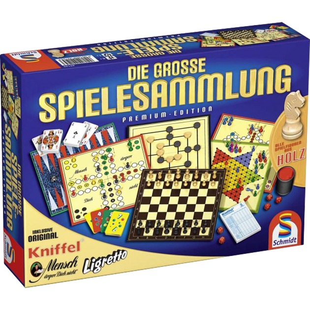 Schmidt Spiele Spielesammlung: Die große Spielesammlung, Brettspiel | 04001504491253 Schmidt Spiele Spielesammlung: Die große Spielesammlung, Brettspiel | 04001504491253
