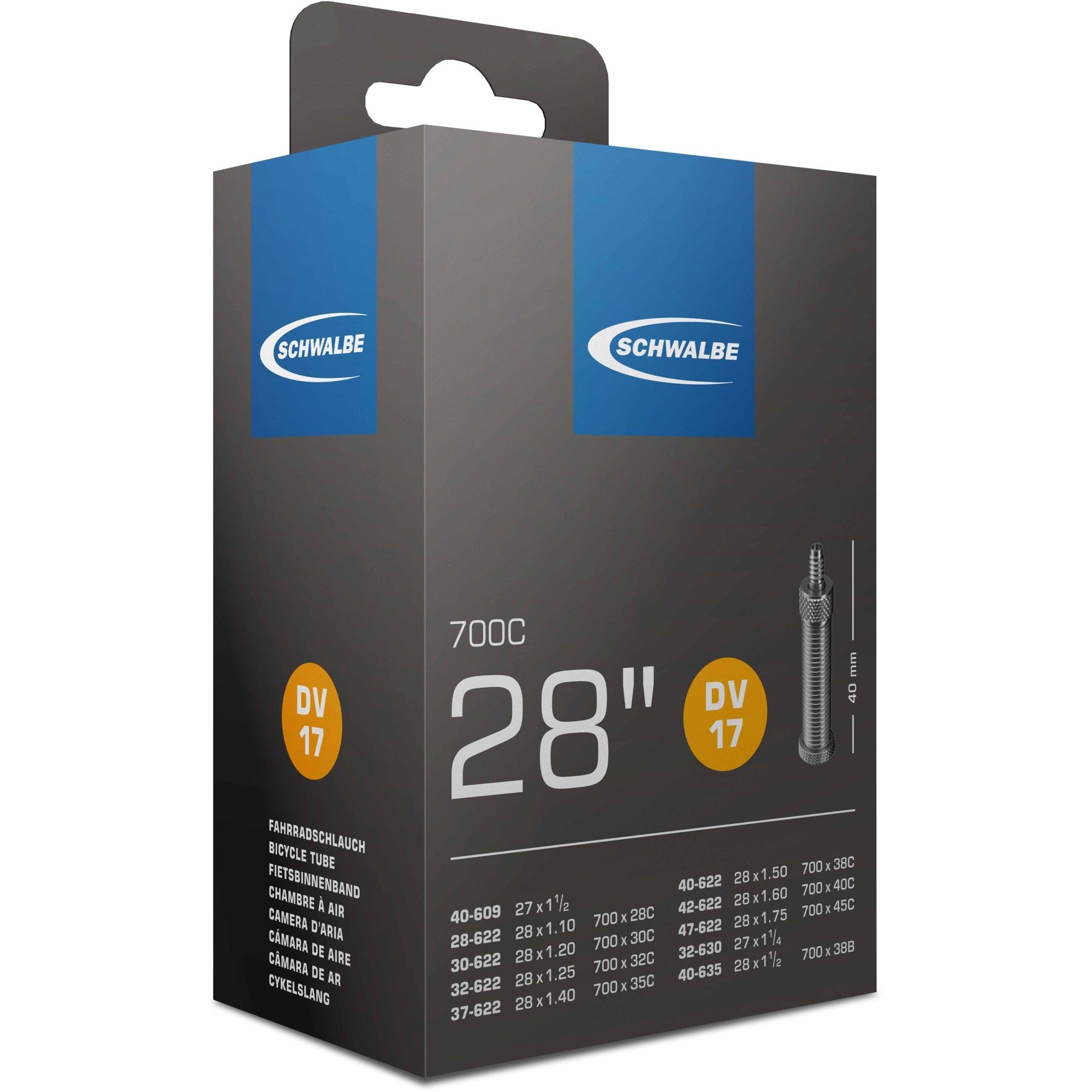 Schwalbe DV17, Schlauch | 04026495098526 Schwalbe DV17, Schlauch | 04026495098526