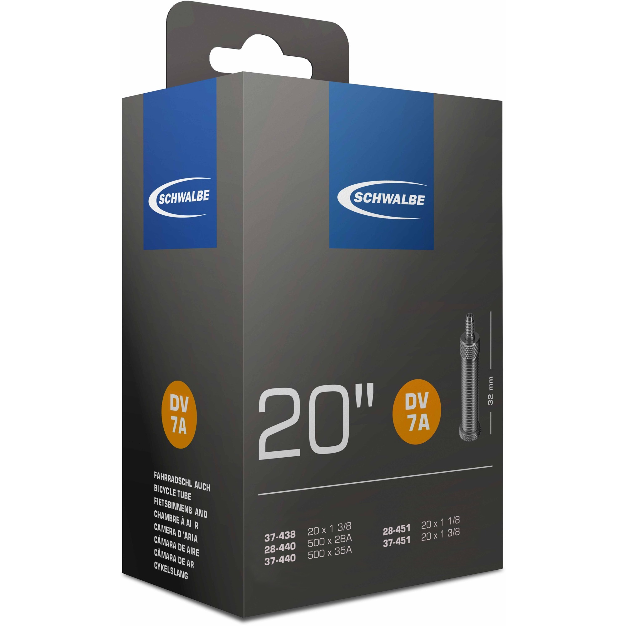 Schwalbe DV7, Schlauch | 04026495100182 Schwalbe DV7, Schlauch | 04026495100182
