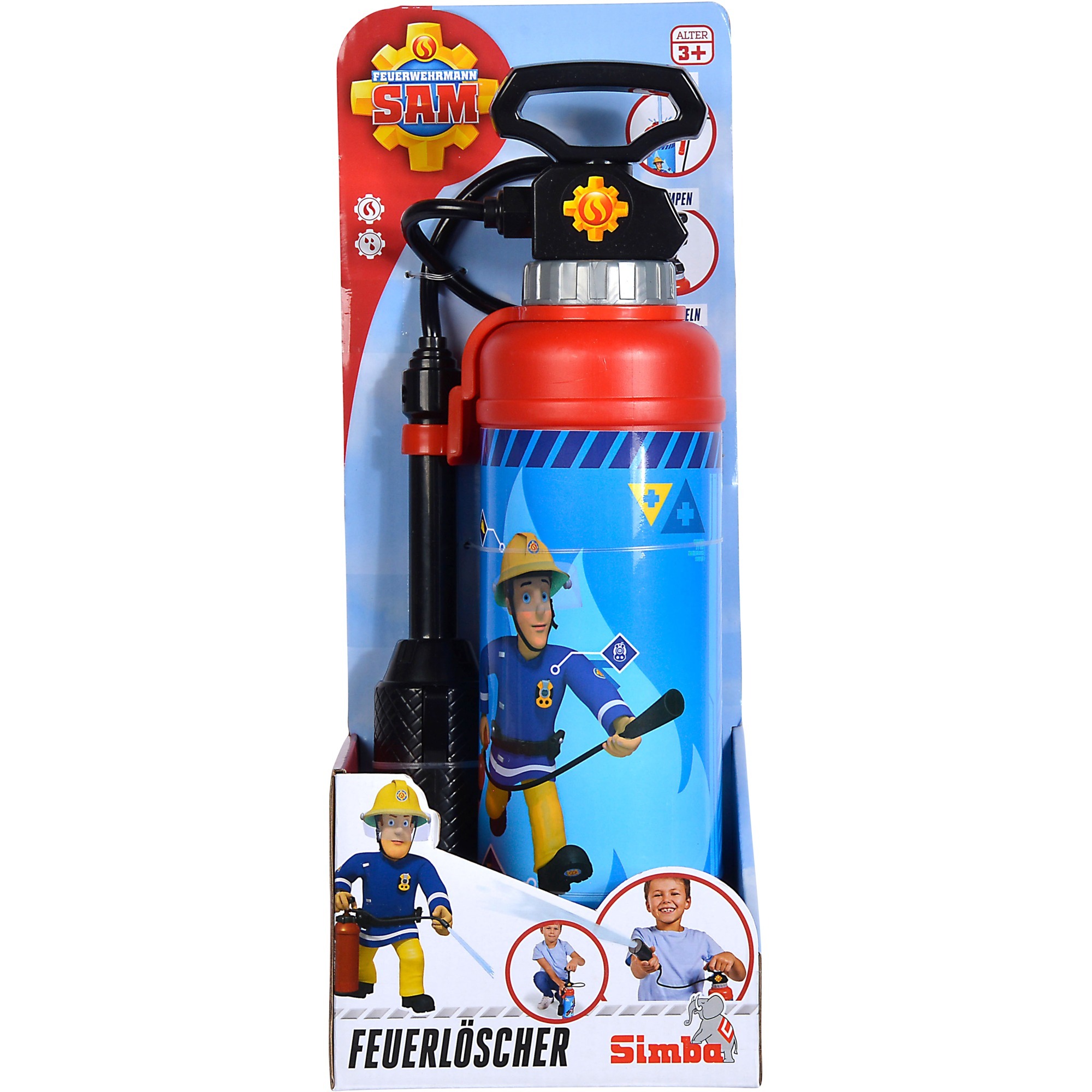 feuerwehrmann sam spielzeug simba Simba Feuerwehrmann Sam Feuerlöscher Pro, Rollenspiel rot/blau