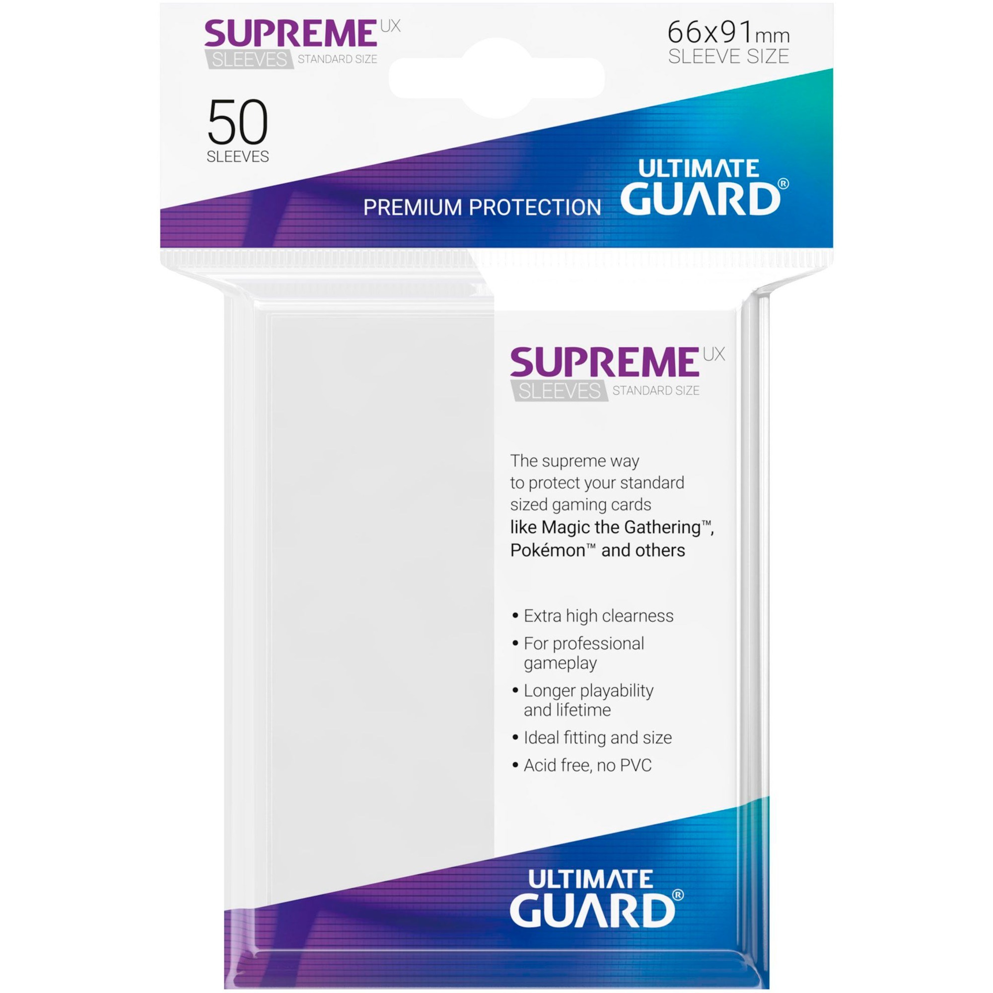 Ultimate Guard Supreme UX Sleeves, Schutzhülle | 04056133008358 Ultimate Guard Supreme UX Sleeves, Schutzhülle | 04056133008358