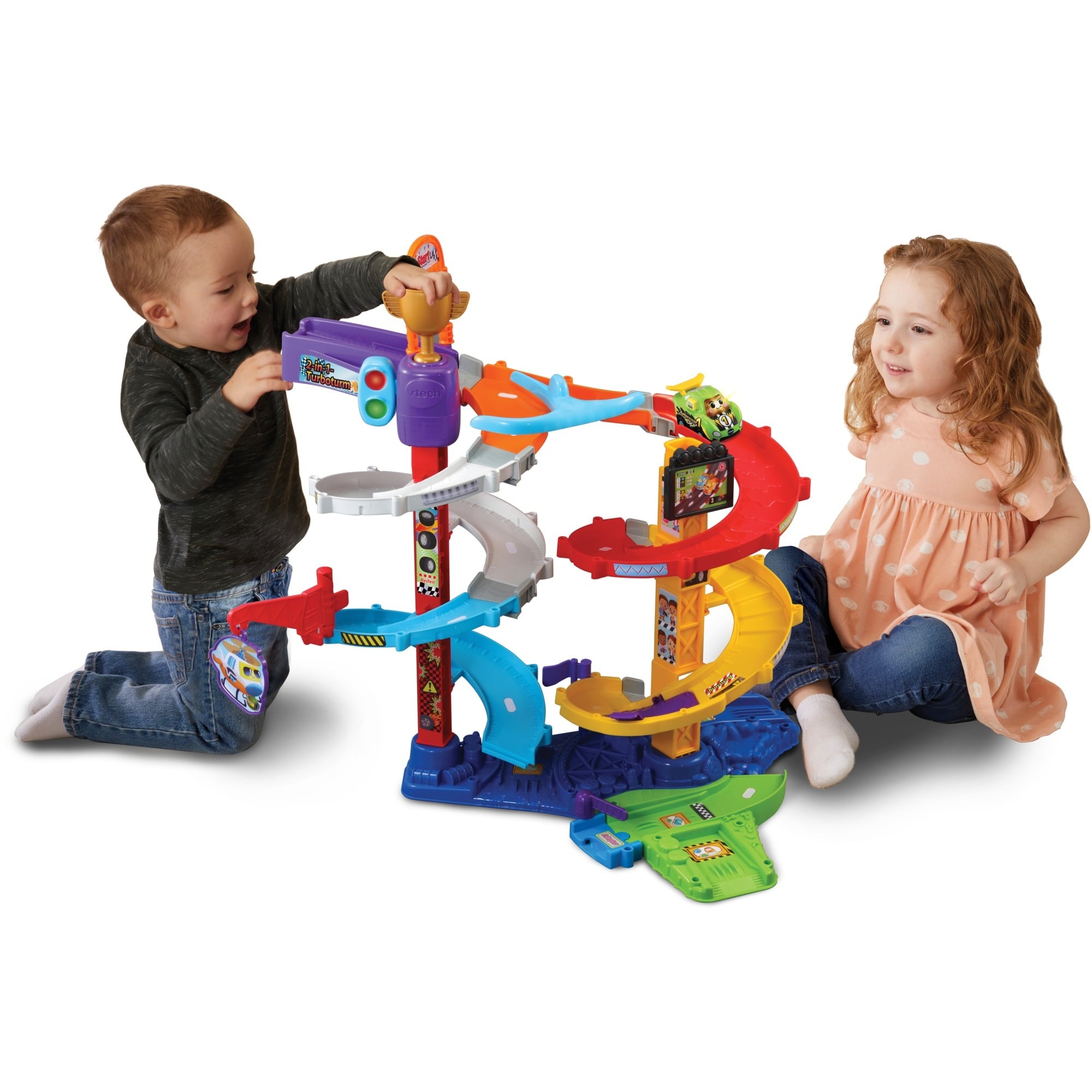 tut tut spielzeug VTech Tut Tut Baby Flitzer - 2-in-1-Turboturm, Spielgebäude