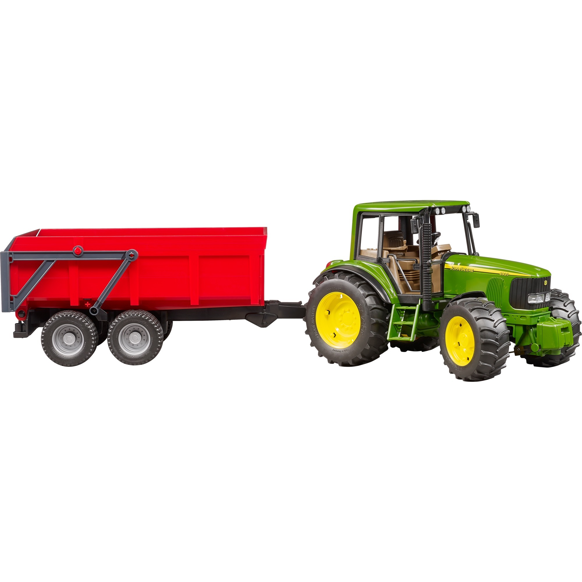 Bruder John Deere 6920 mit Wannenkippanhänger, Modellfahrzeug | 04001702020576 Bruder John Deere 6920 mit Wannenkippanhänger, Modellfahrzeug | 04001702020576