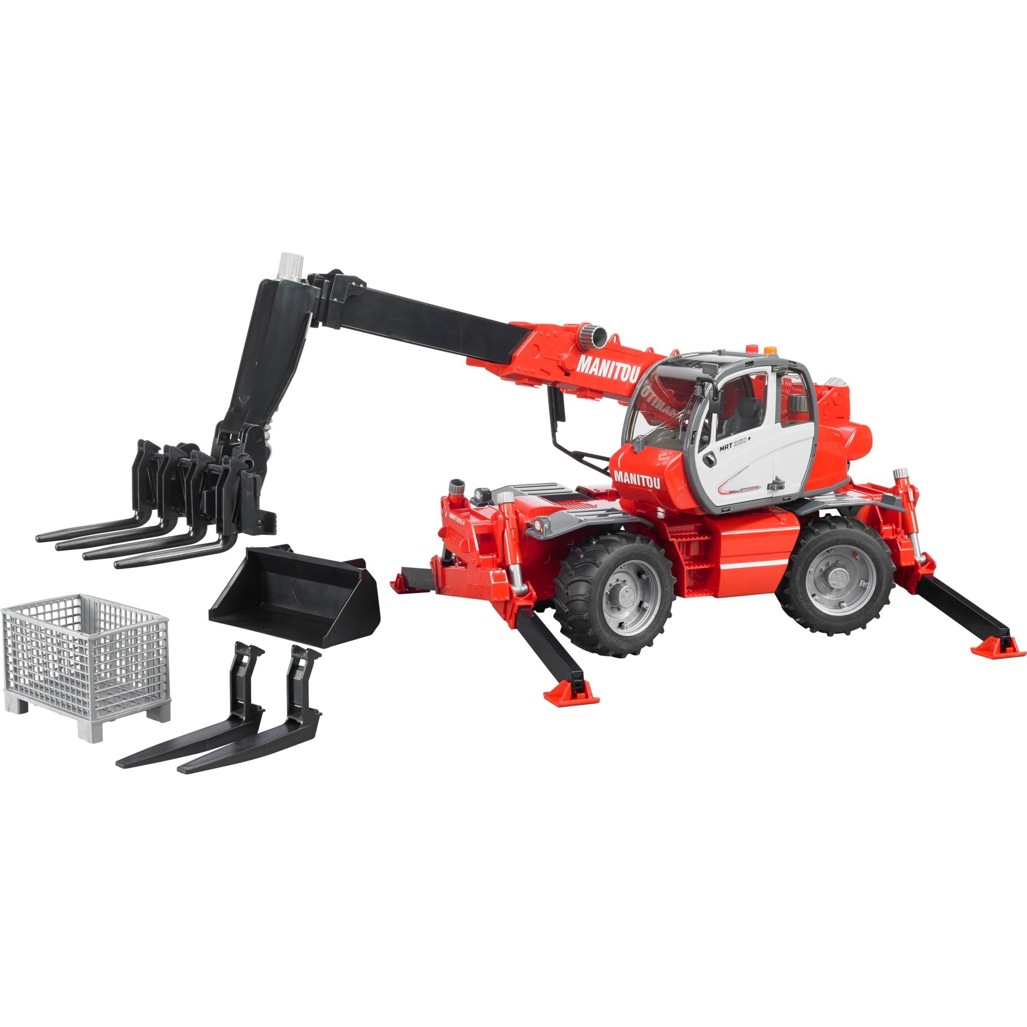 Bruder Manitou Teleskopstapler MRT 2150, Modellfahrzeug | 04001702021290 Bruder Manitou Teleskopstapler MRT 2150, Modellfahrzeug | 04001702021290