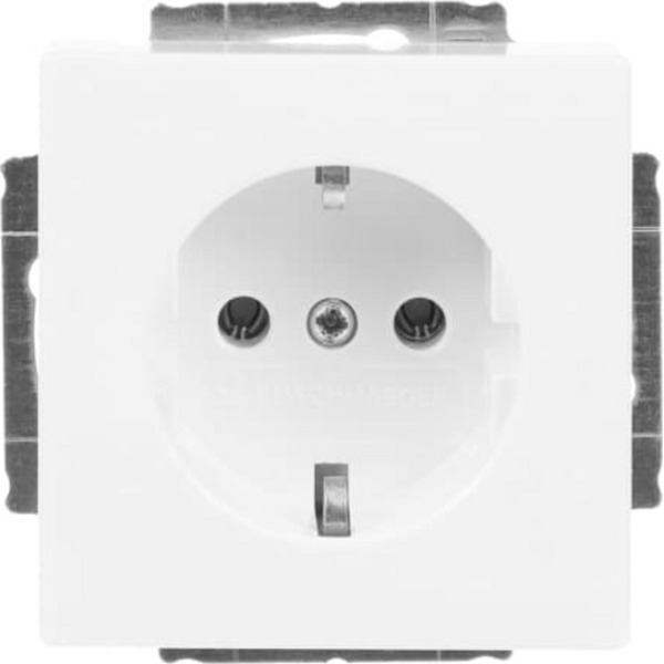 Steckdosen-Einsatz Schuko 2 Pole plus Erde 16 Ampere 250 Volt Typ 20 EUC-84