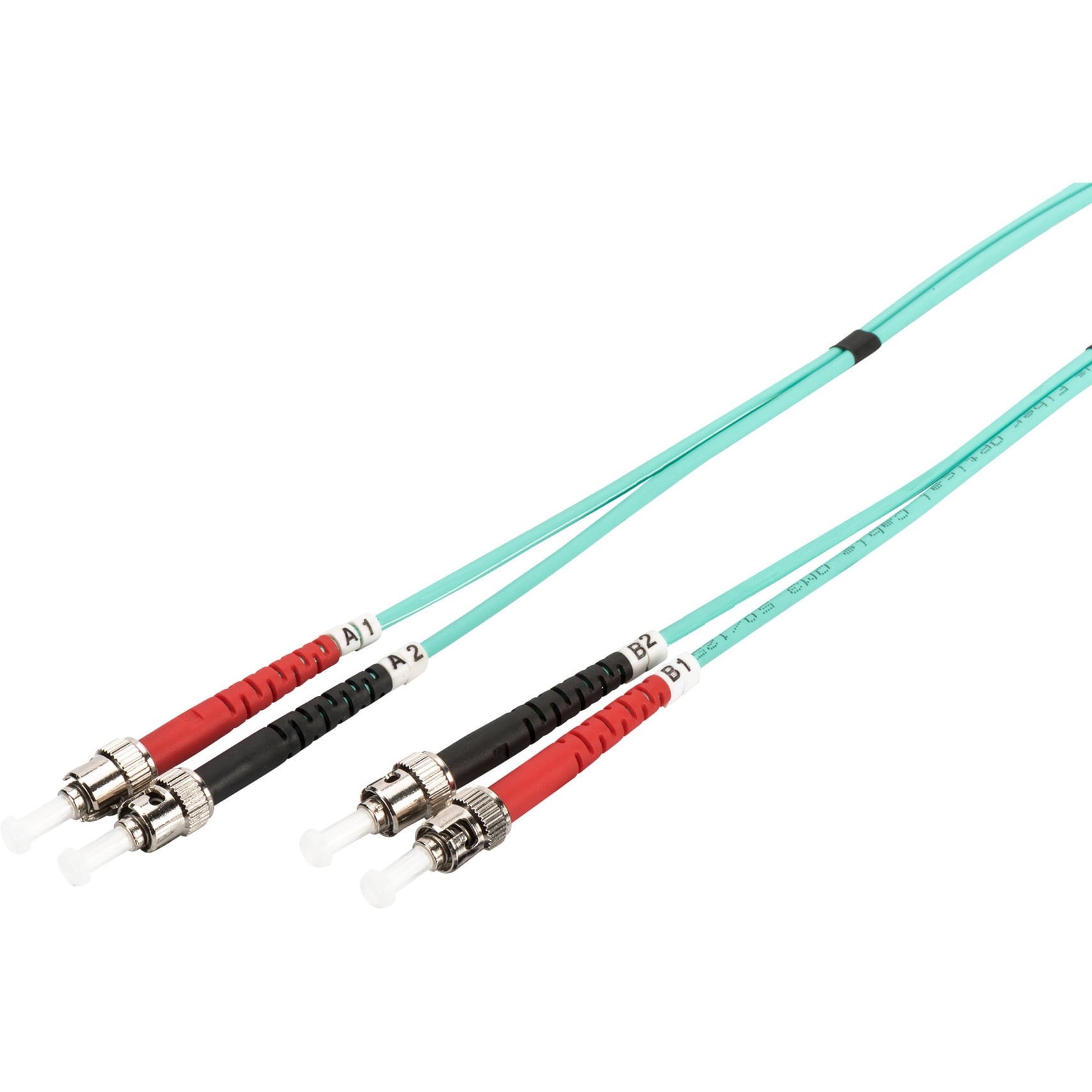 LWL Patchkabel, Duplex, ST > ST Stecker, Multimode OM3