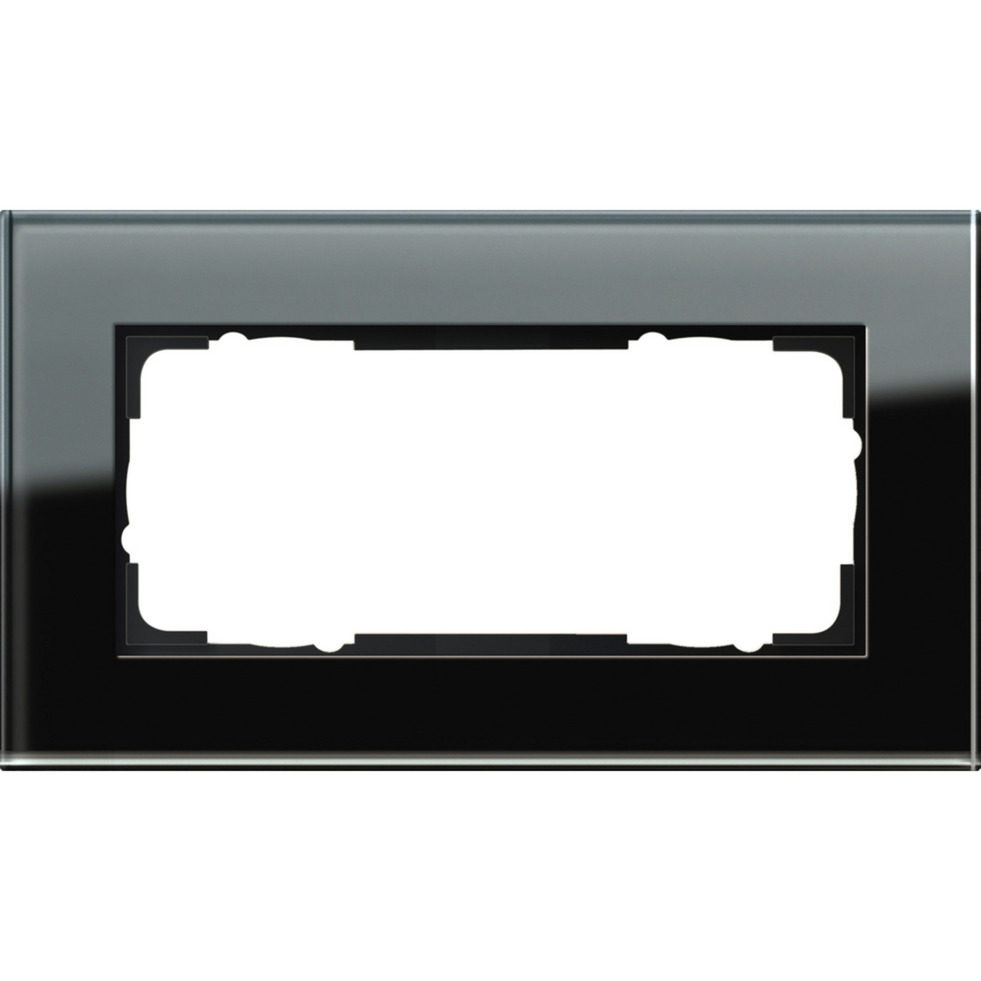 Abdeckrahmen 2-fach Glas, Abdeckung
