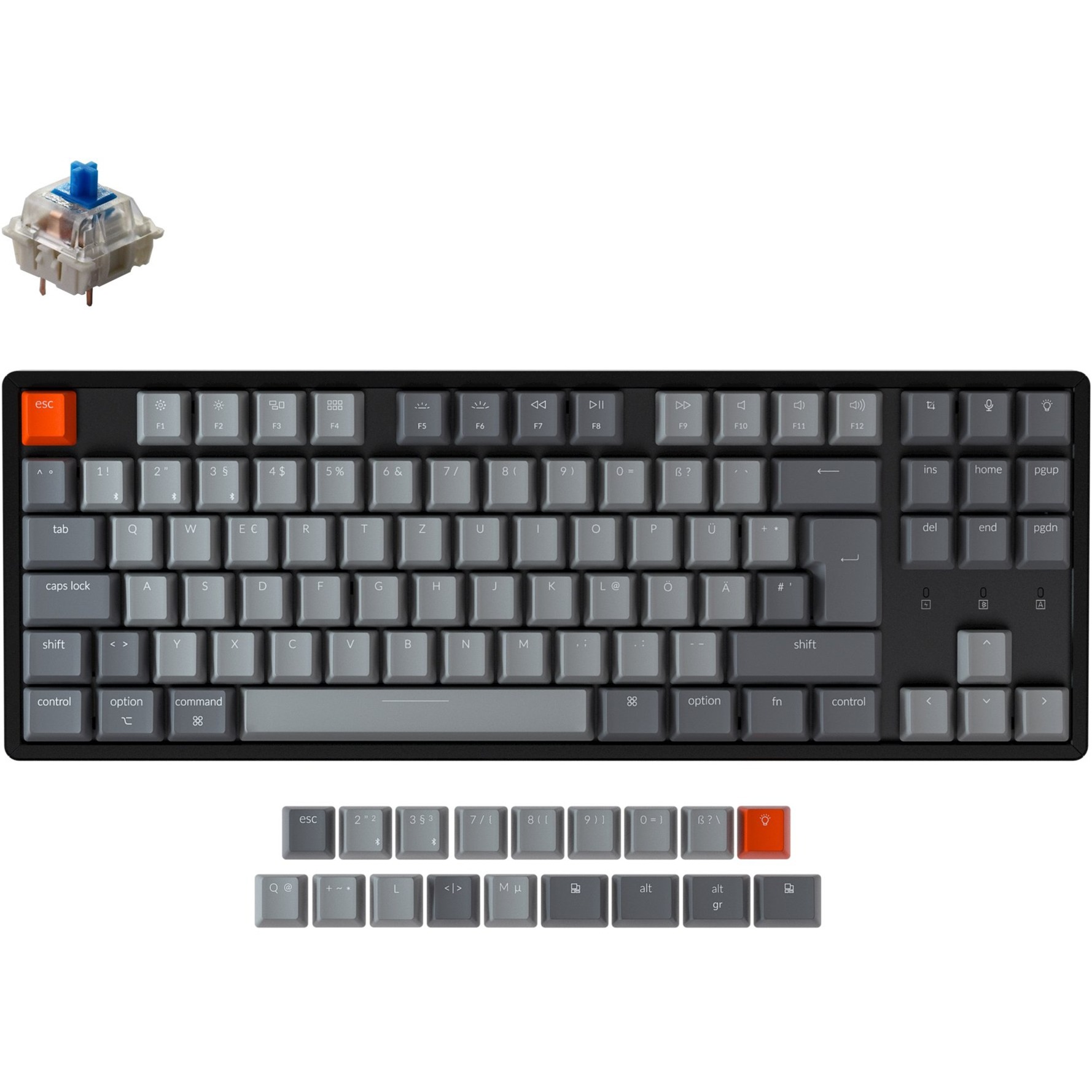 Keychron K8, Gaming-Tastatur | 00617748997990 Keychron K8, Gaming-Tastatur | 00617748997990