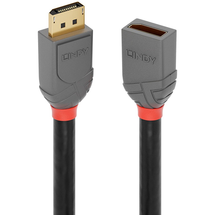 Lindy DisplayPort 1.4 Verlängerungskabel Anthra Line, Stecker > Buchse | 04002888364966 Lindy DisplayPort 1.4 Verlängerungskabel Anthra Line, Stecker > Buchse | 04002888364966