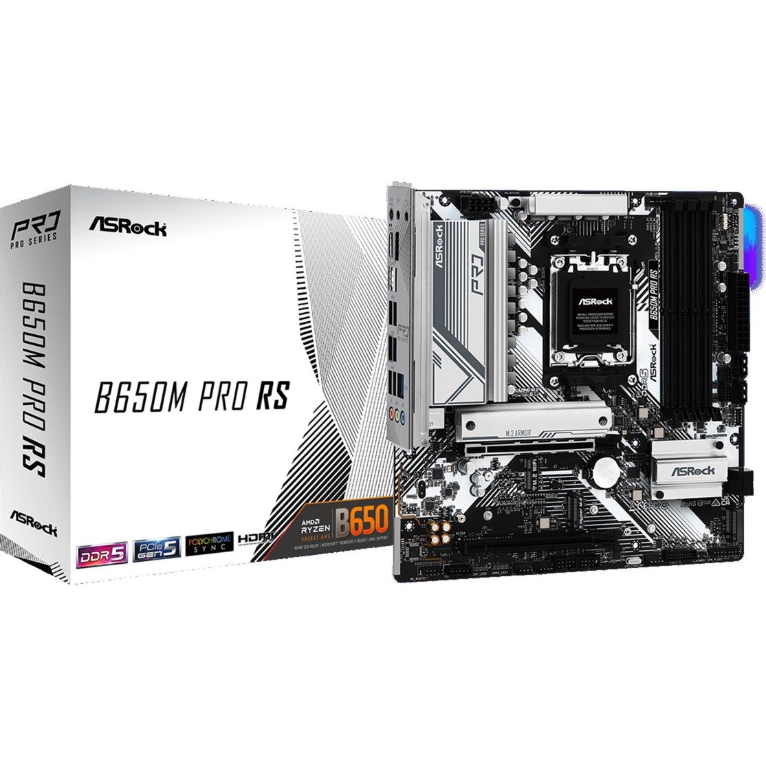 ASRock B650M Pro RS, Mainboard | 04710483943096 ASRock B650M Pro RS, Mainboard | 04710483943096