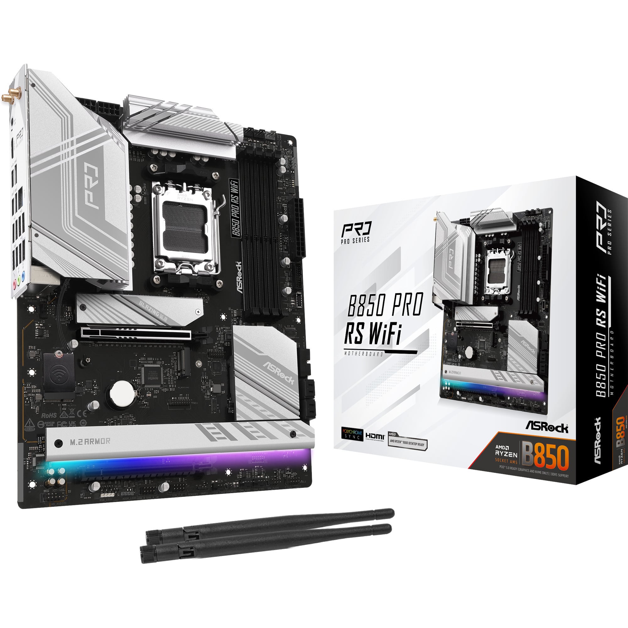 B850 Pro RS WiFi, Mainboard