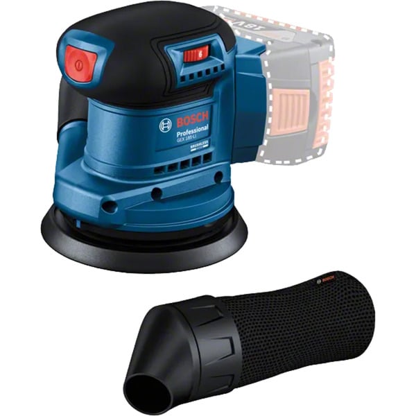Akku-Exzenterschleifer GEX 185-LI Professional solo, 18Volt
