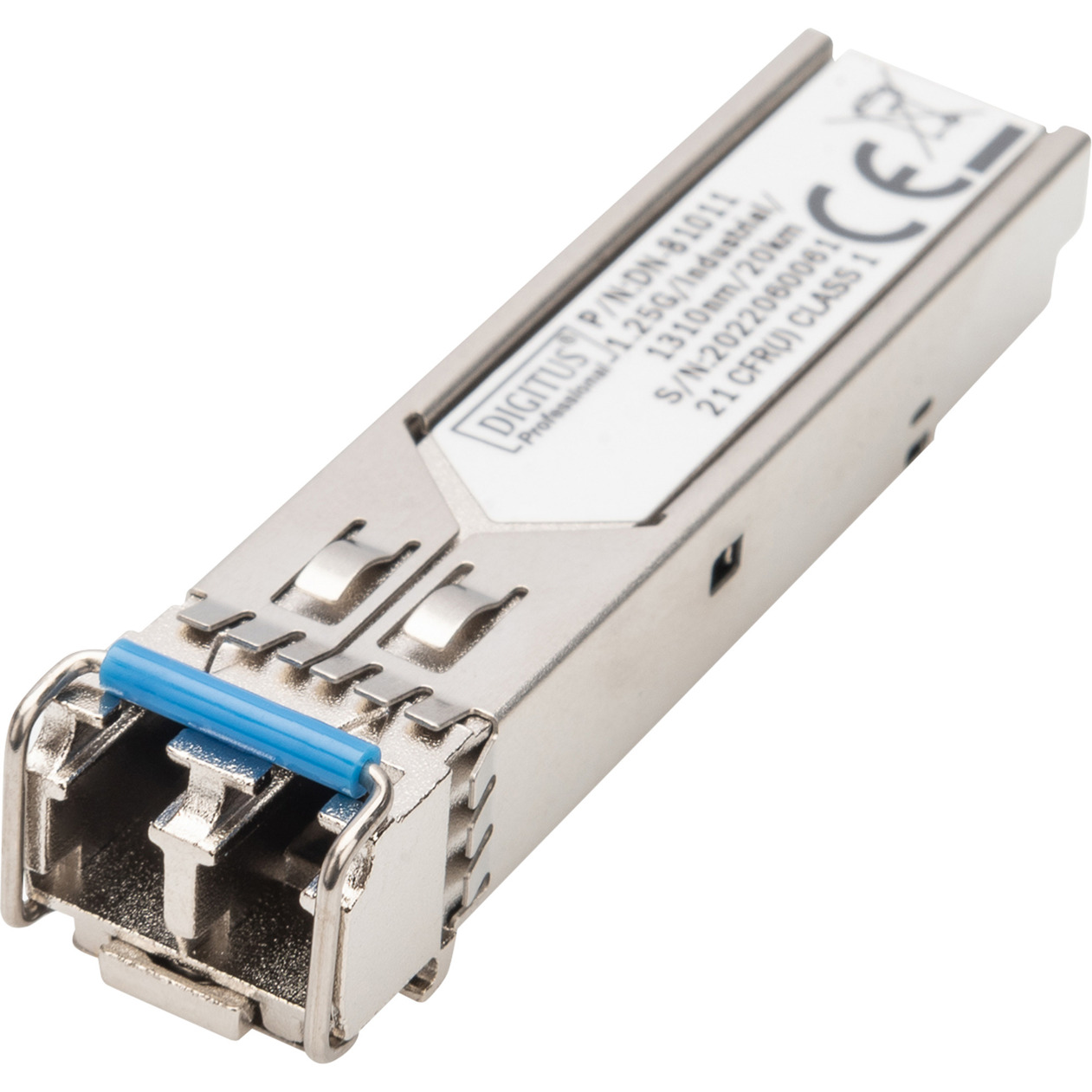 Industrielles mini GBIC (SFP) Modul, 1,25 Gbps, 20km, Transceiver
