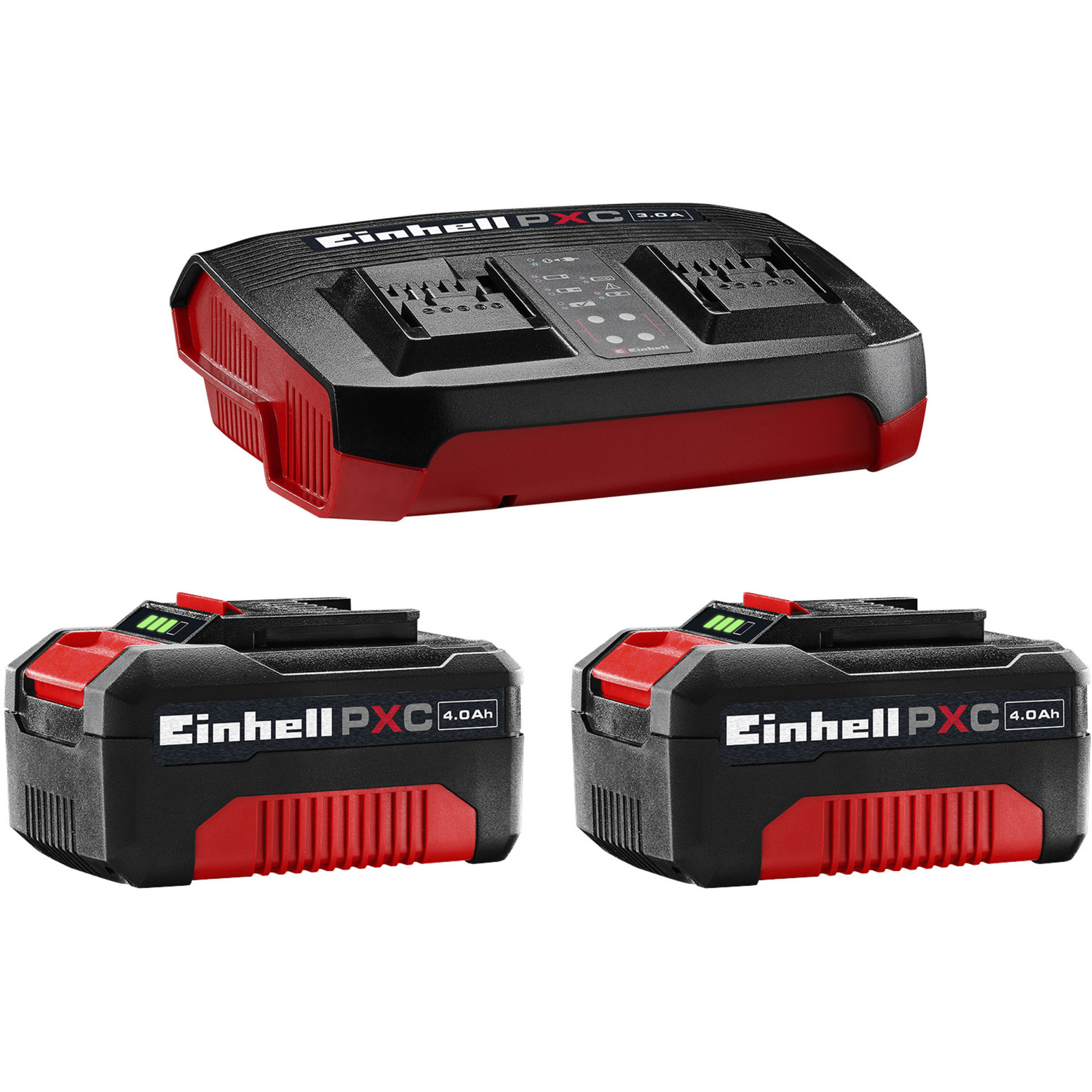 2x 4,0Ah & Twincharger Kit, Set