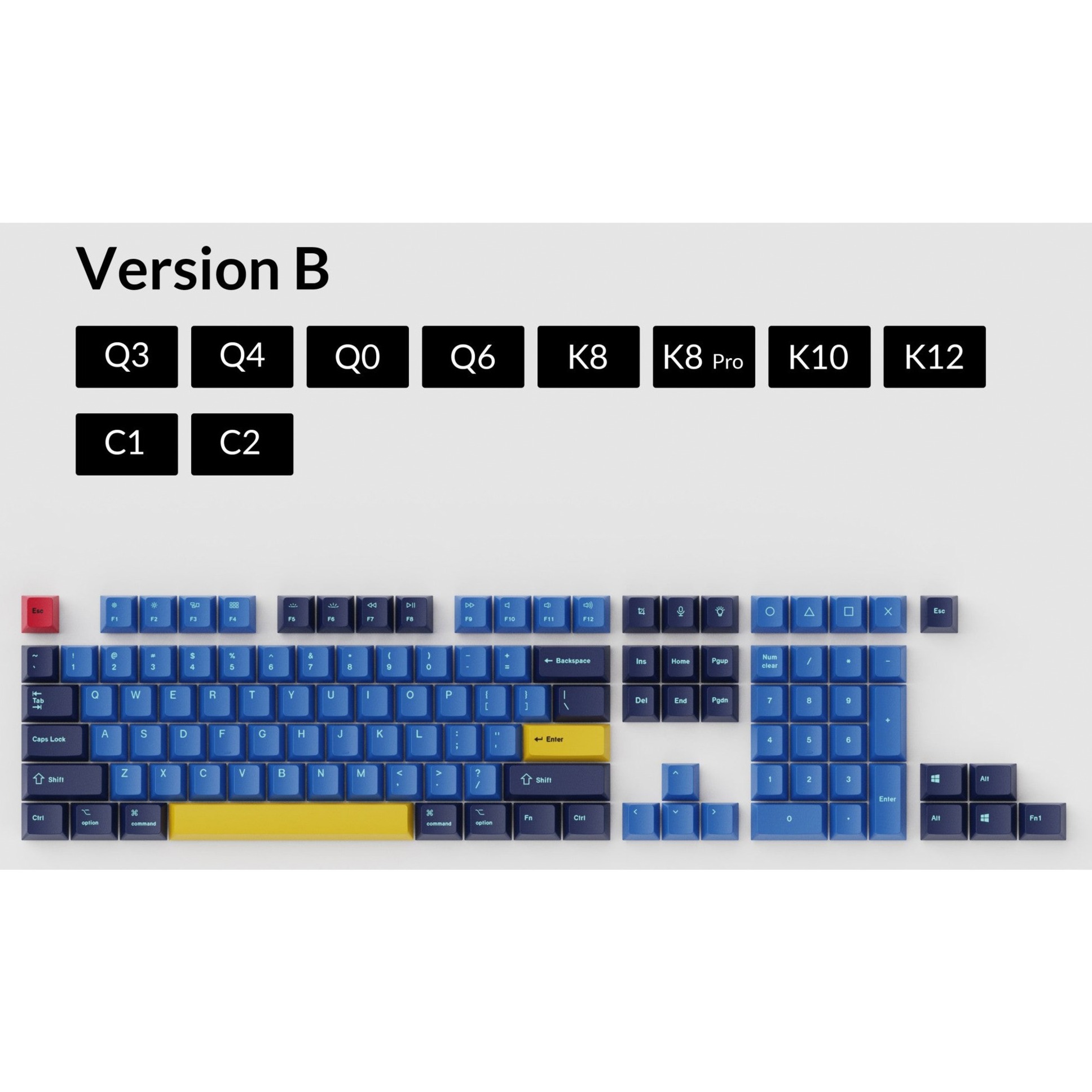 Keychron OEM Dye-Sub PBT Keycap-Set – Beach, Tastenkappe | 04895248821281 Keychron OEM Dye-Sub PBT Keycap-Set – Beach, Tastenkappe | 04895248821281