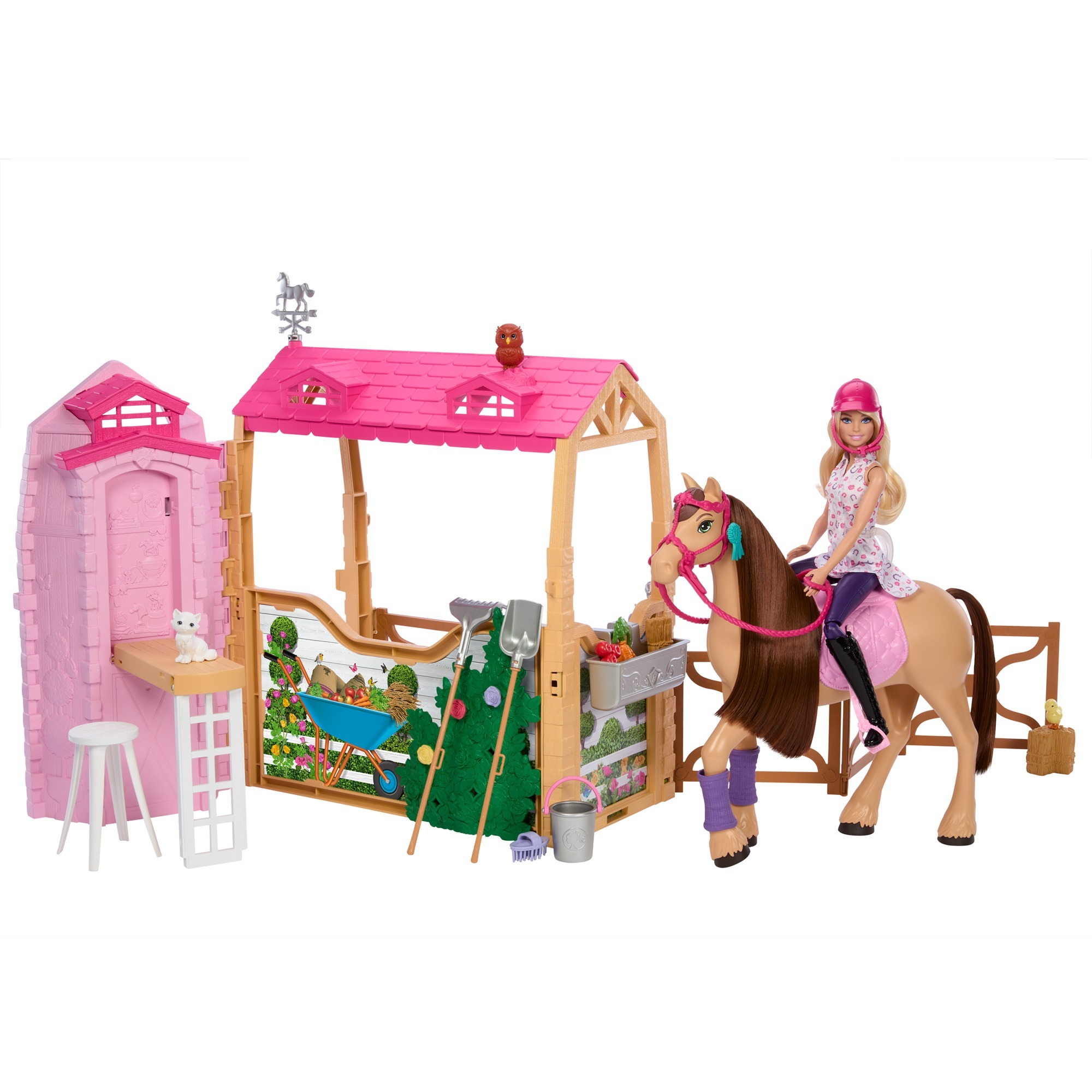 Barbie Mysteries: Die große Pferdejagd - Ultimativer Pferdestall, Spielgebäude