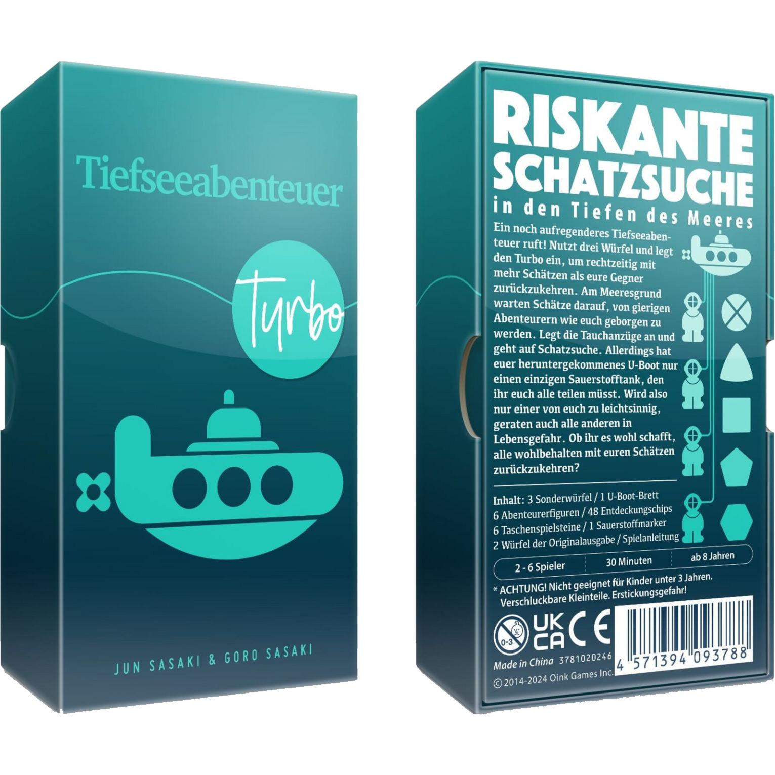 Tiefseeabenteuer Turbo, Brettspiel