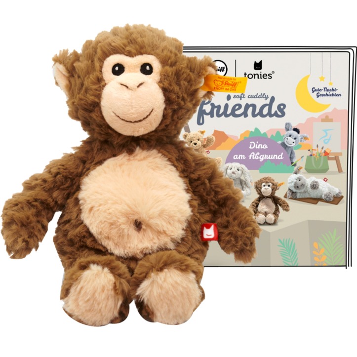 Steiff Soft Cuddly Friends mit Hörspiel – Bodo Schimpanse, Kuscheltier