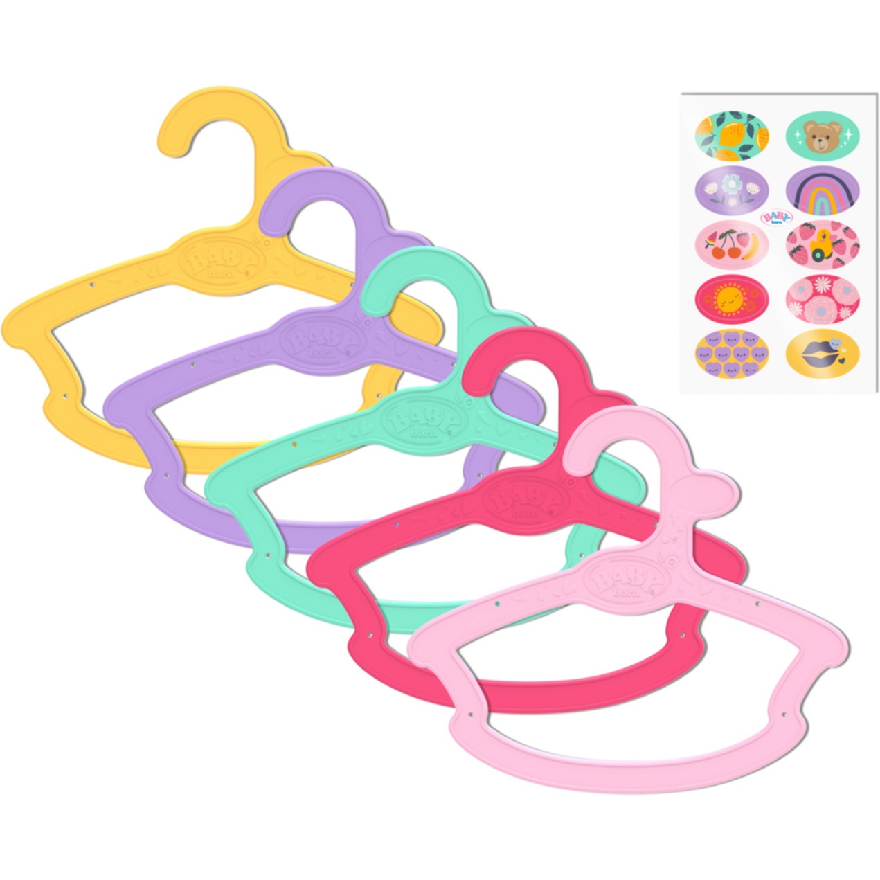 BABY born® Kleiderbügel 5er-Pack, Puppenzubehör
