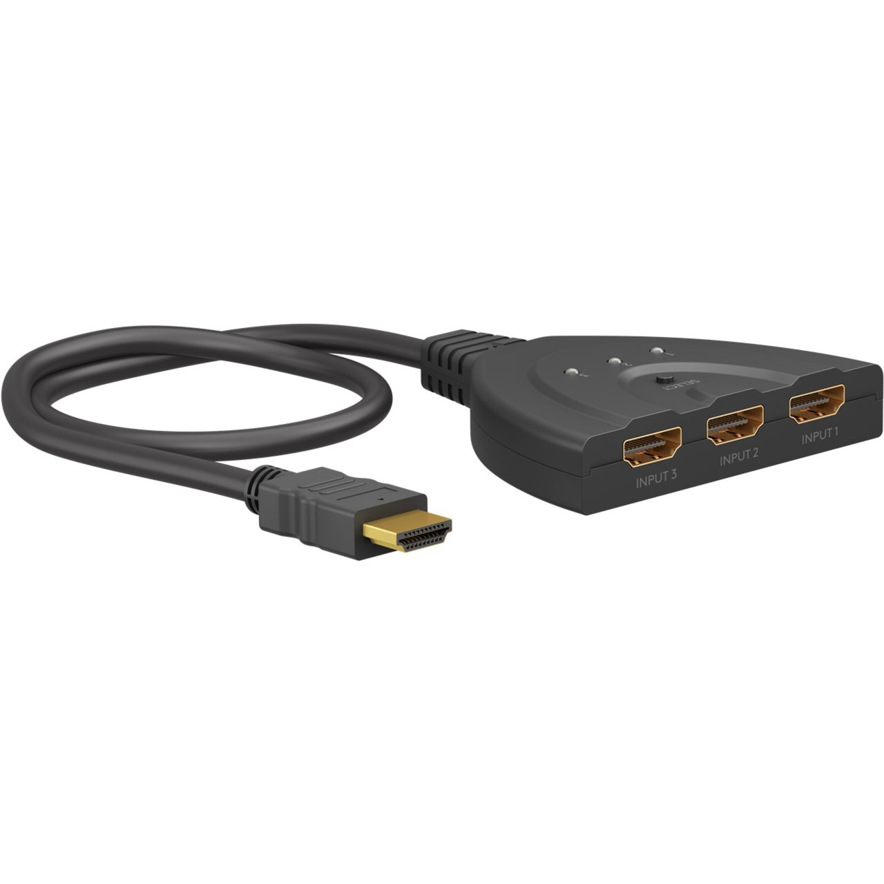 Goobay HDMI-Umschaltbox 3 auf 1 (4K @ 30Hz), HDMI Switch | 04040849584879 Goobay HDMI-Umschaltbox 3 auf 1 (4K @ 30Hz), HDMI Switch | 04040849584879
