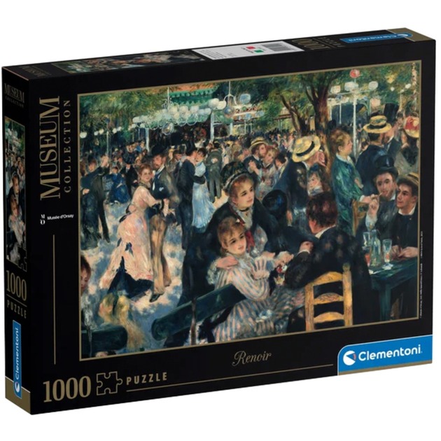 Clementoni Museum Collection: Renoir – Tanz im Moulin de la Galette, Puzzle | 08005125314126