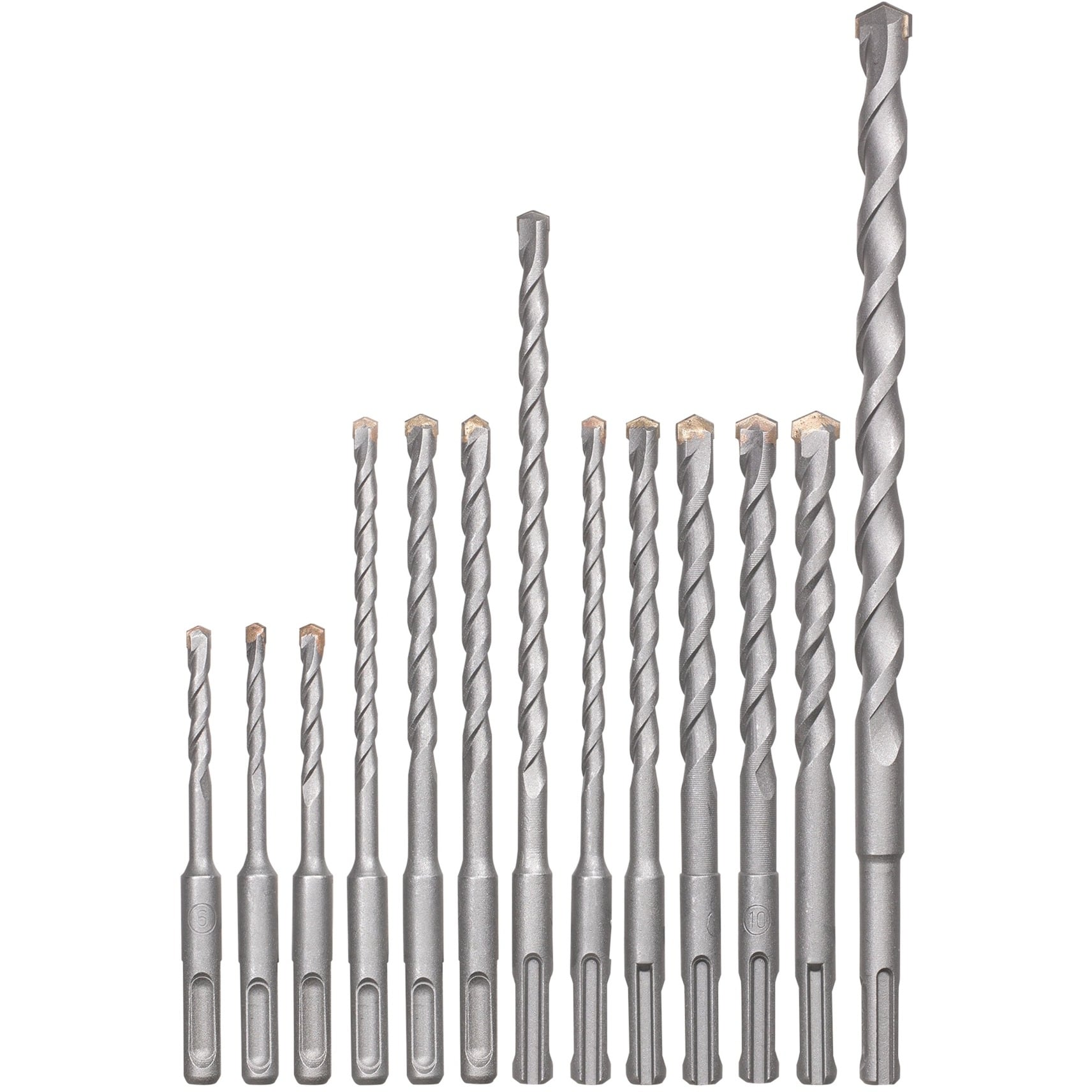 Hammerbohrer-Satz SDS-plus, Ø 5-14mm