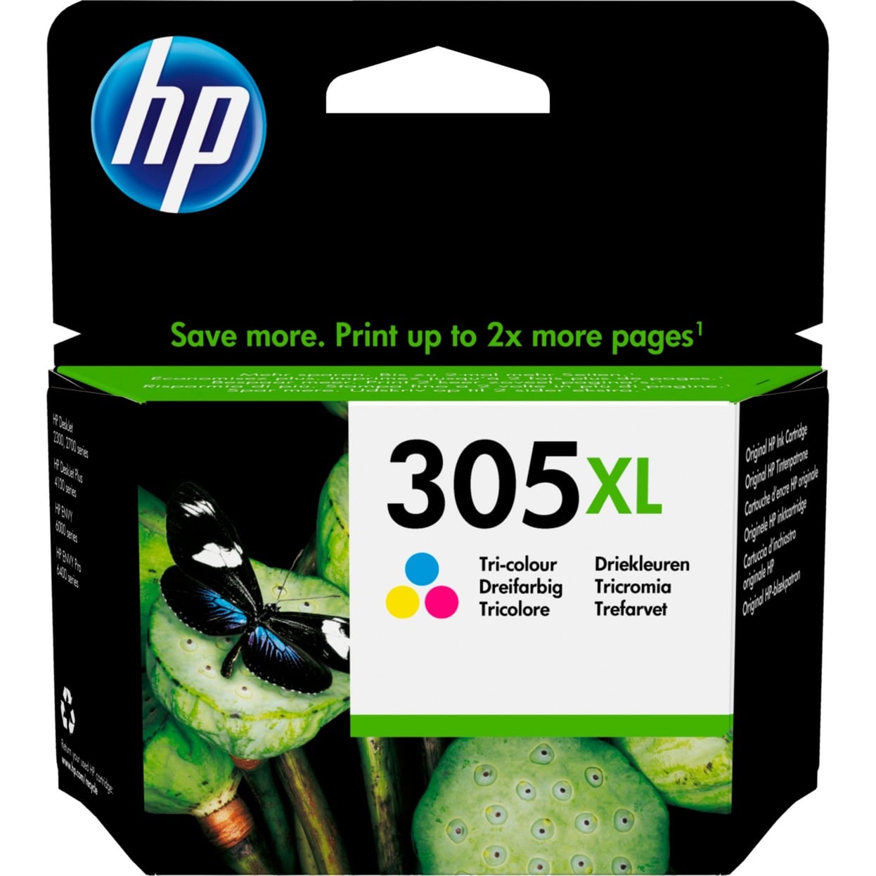 HP 305XL (3YM63AE) Original Druckerpatronen C/M/G Kompatibilität: HP DeskJet 2000er Serie / HP ENVY 6000er Serie