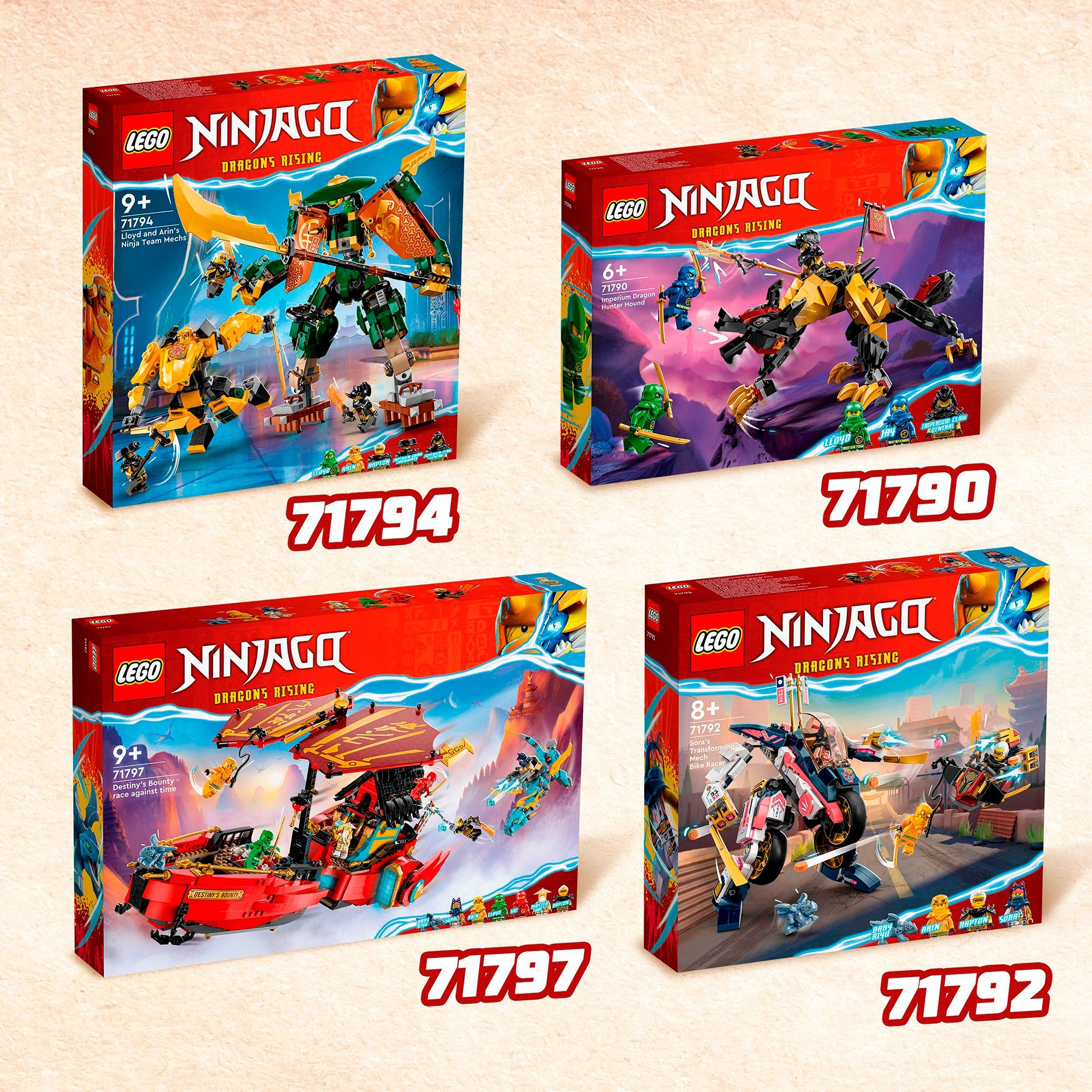 LEGO 71792 Ninjago Soras Mech-Bike, Konstruktionsspielzeug