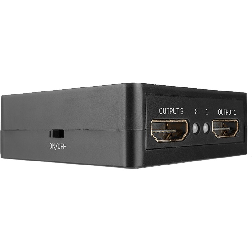 2 Port HDMI Splitter 18Gbps, kompakt