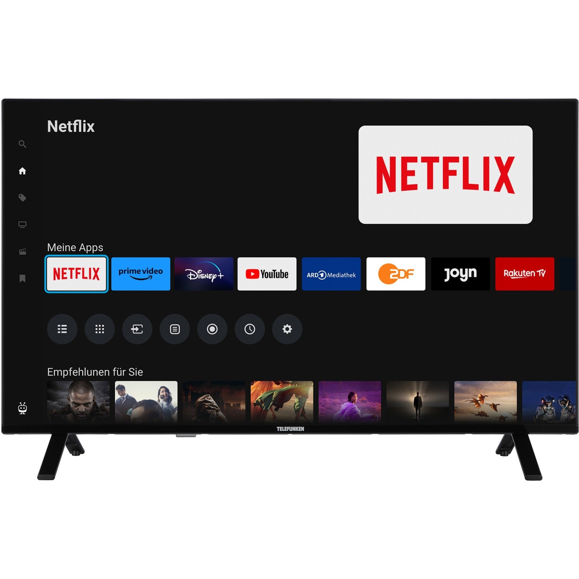 Telefunken XU43TO750S, LED-Fernseher | 04024862141158 Telefunken XU43TO750S, LED-Fernseher | 04024862141158