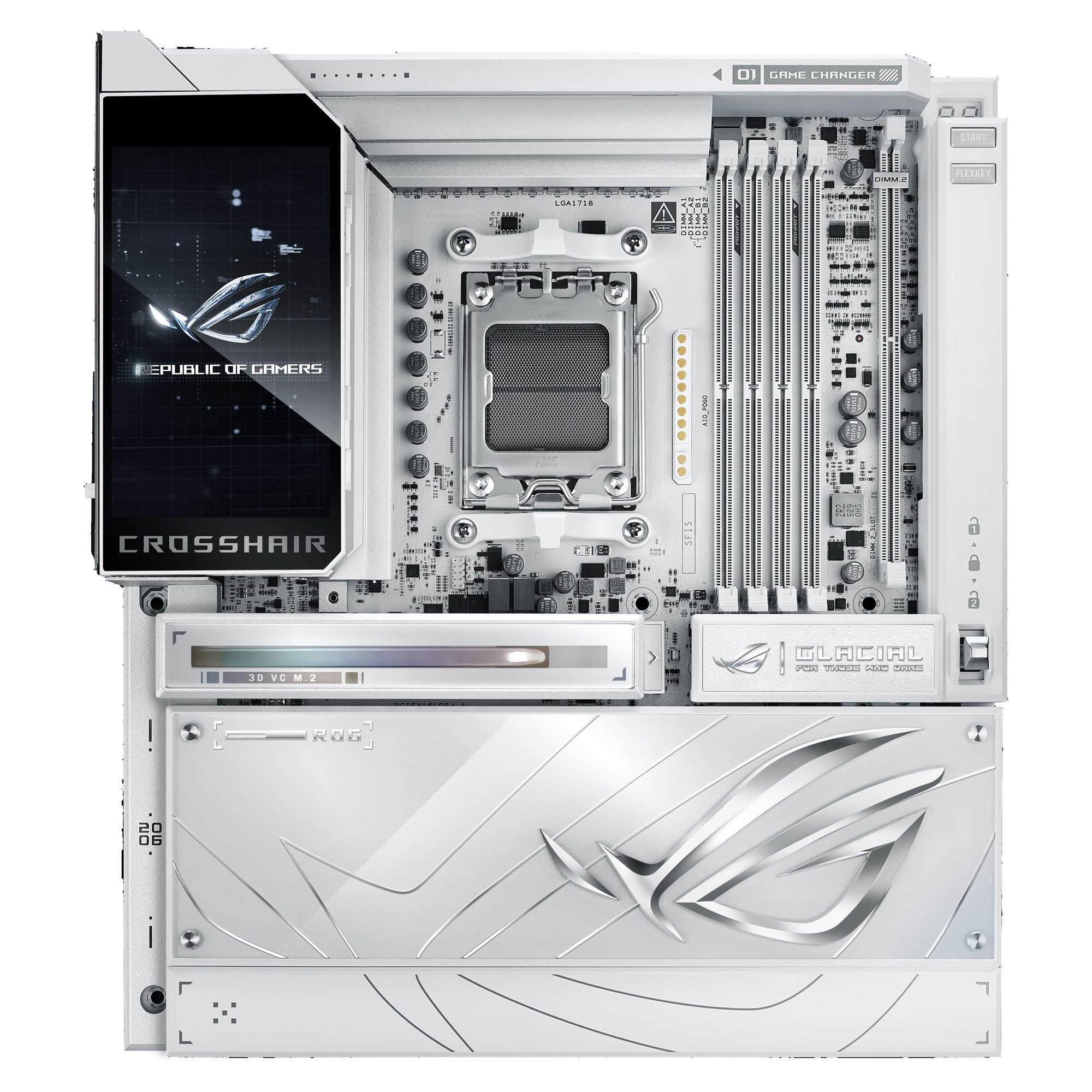 ROG CROSSHAIR X870E GLACIAL, Mainboard