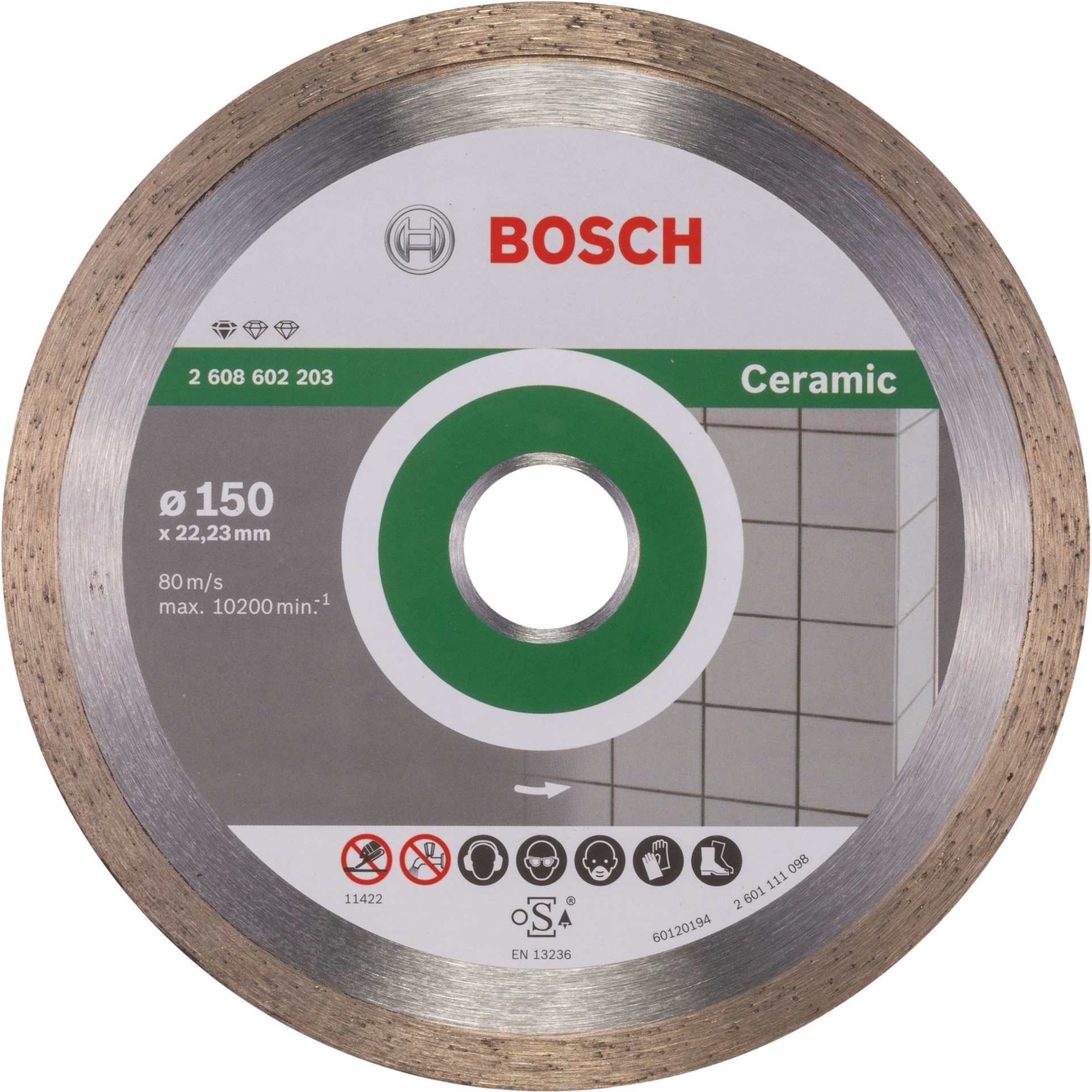 Diamanttrennscheibe Standard for Ceramic, Ø 150mm