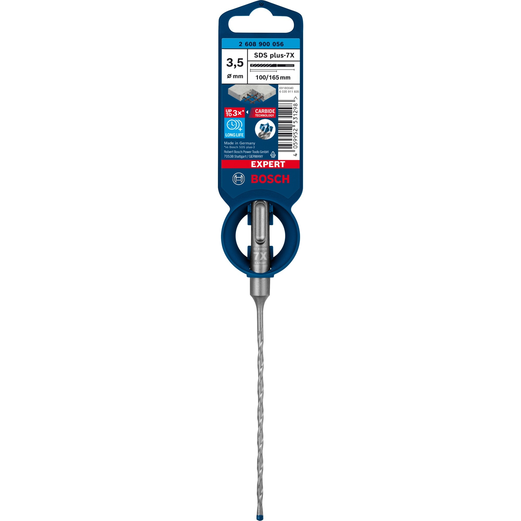 EXPERT Hammerbohrer SDS-plus-7X, Ø 3,5mm