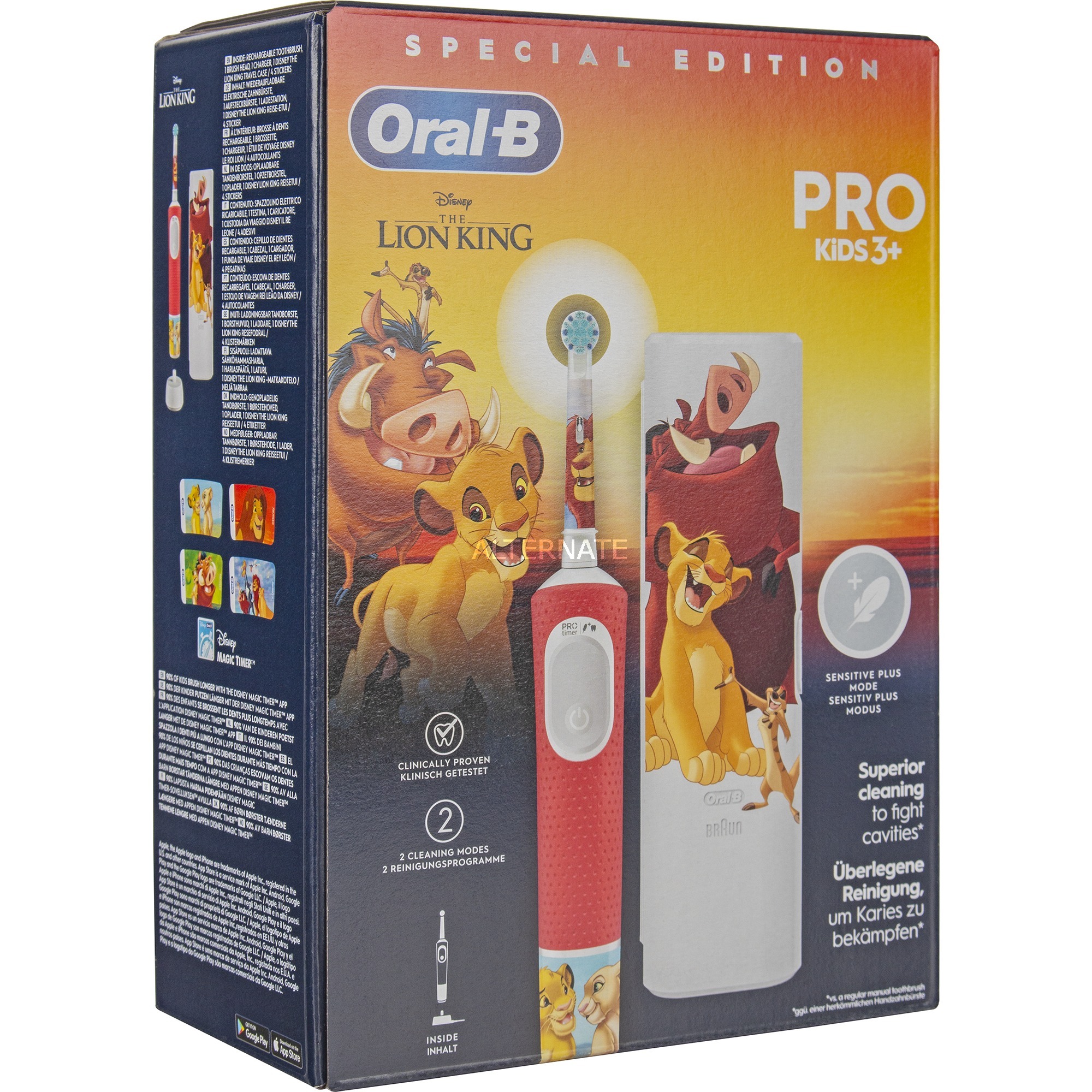 Vitality Pro 103 Kids König der Löwen , Elektrische Zahnbürste
