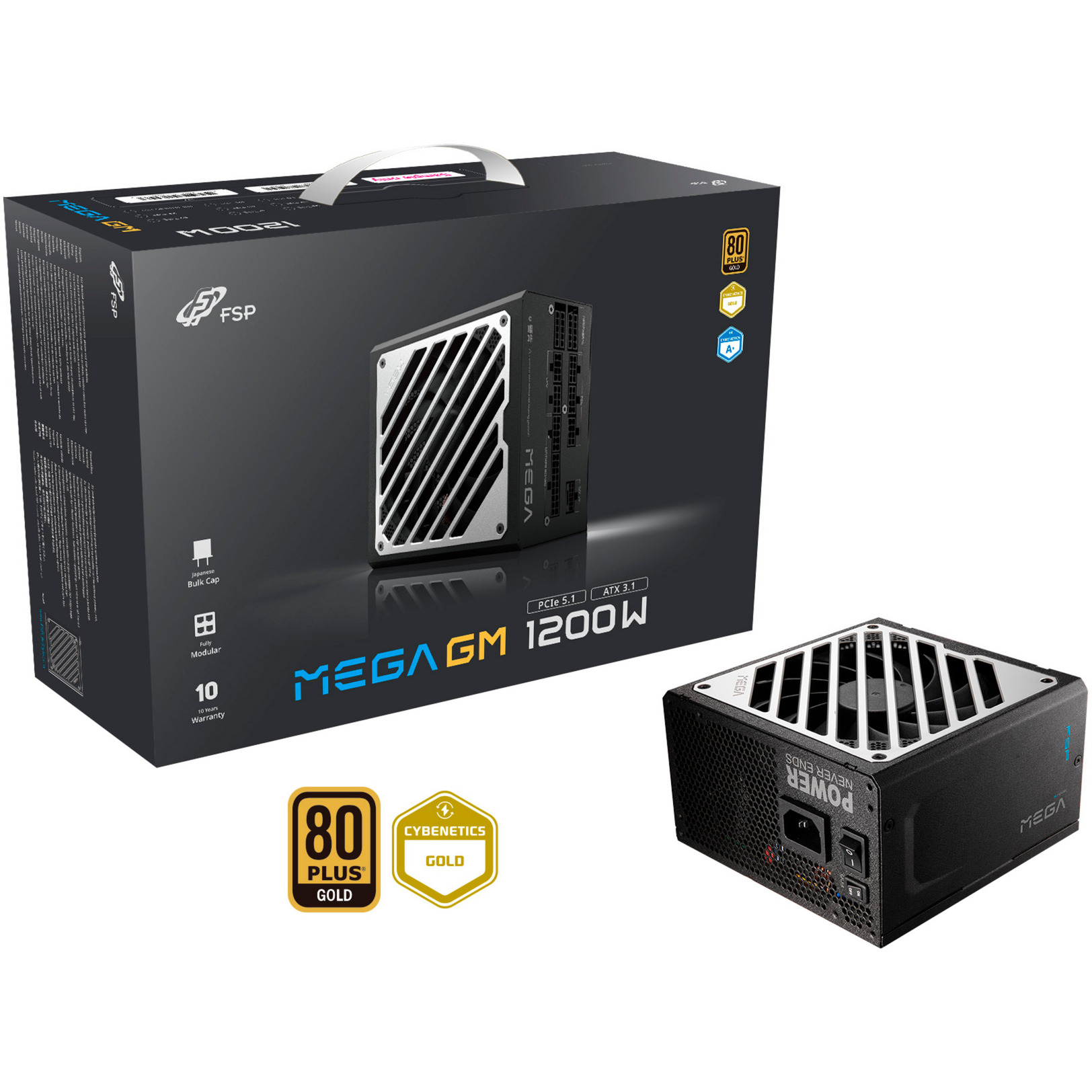 MEGA GM 1200W, PC-Netzteil