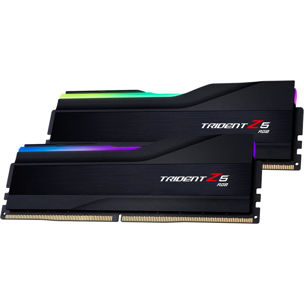 G.Skill DIMM 48 GB DDR5-6800 (2x 24 GB) Dual-Kit, Arbeitsspeicher schwarz, F5-6800J3239F24GX2-TZ5RK, TZ5 RGB, INTEL XMP