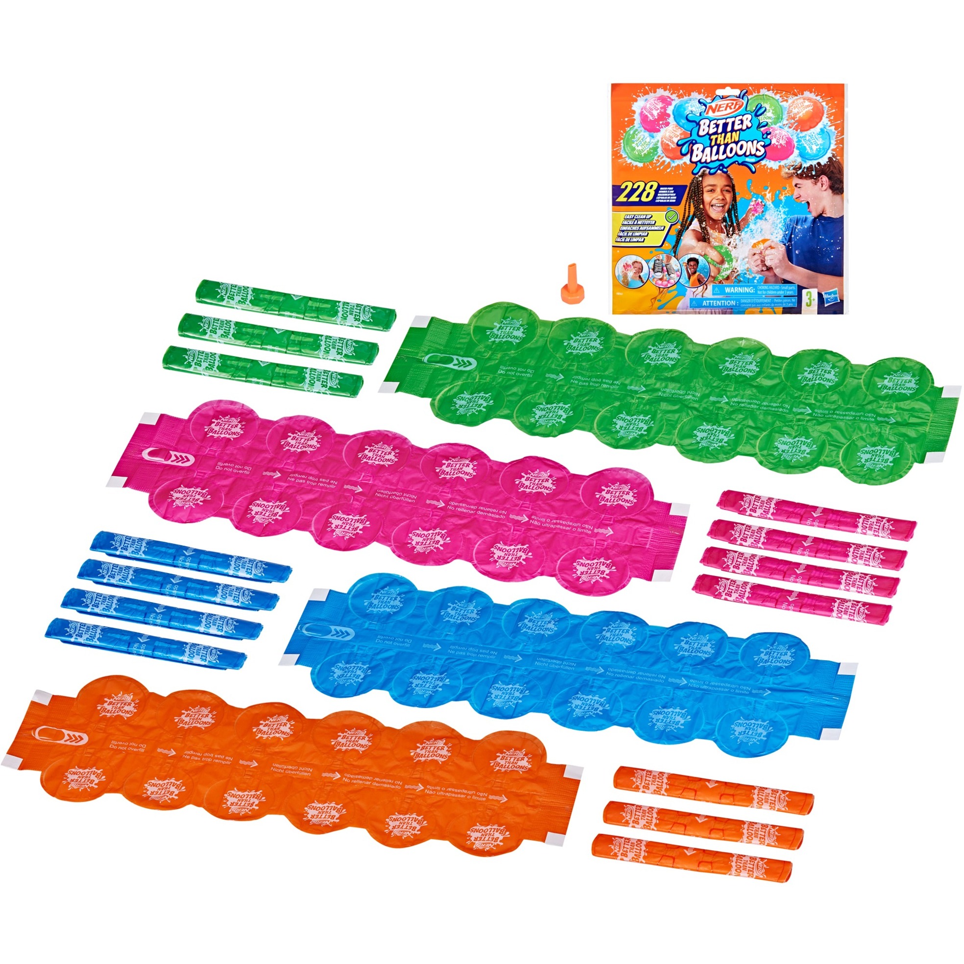 Hasbro Nerf Super Soaker Better Than Balloons (228 Stück), Wasserspielzeug | 05010996208804 Hasbro Nerf Super Soaker Better Than Balloons (228 Stück), Wasserspielzeug | 05010996208804