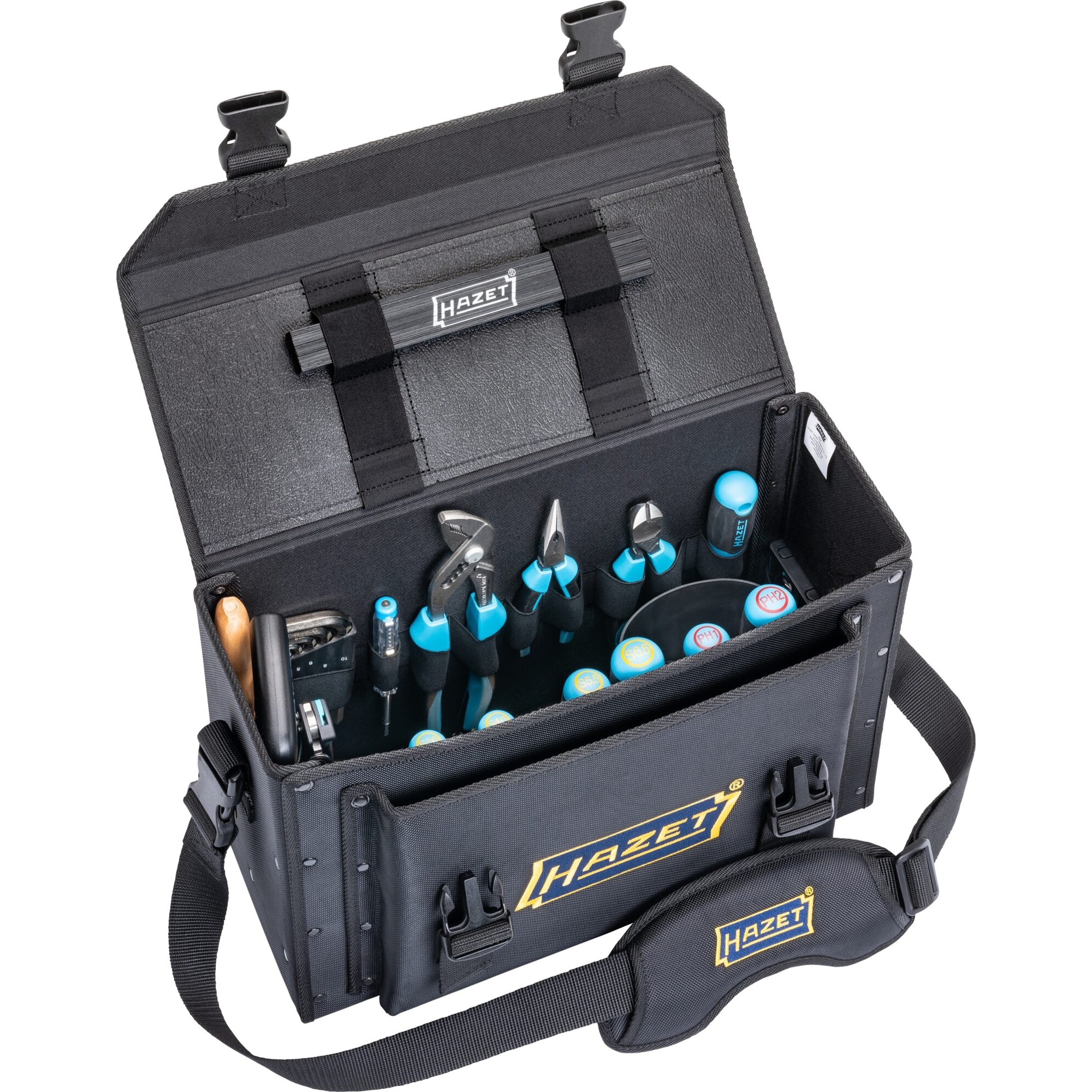 Hazet Werkzeugtasche klein, bestückt 191T-1/51, Werkzeug-Set | 04000896260003 Hazet Werkzeugtasche klein, bestückt 191T-1/51, Werkzeug-Set | 04000896260003