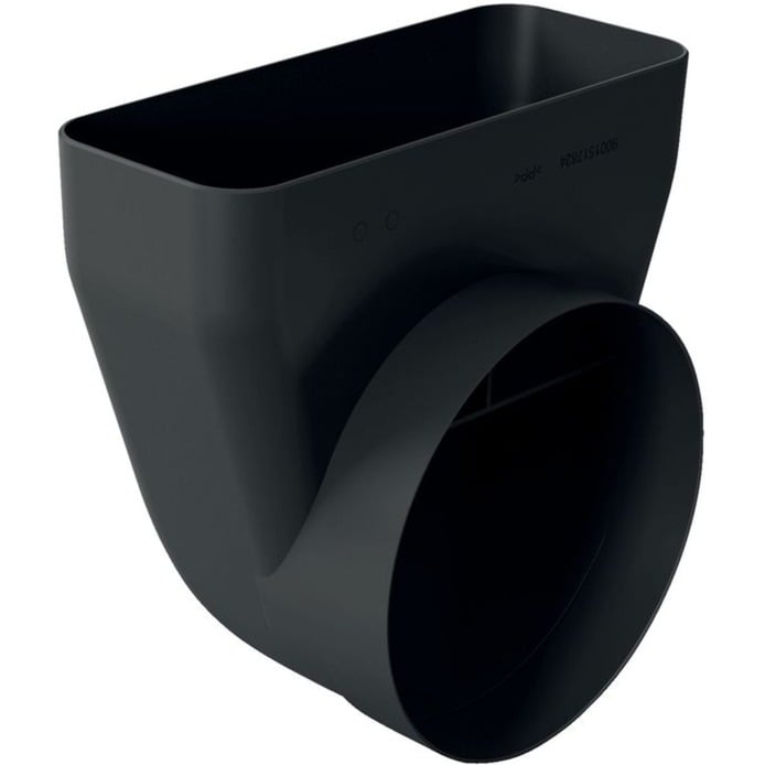 90° Adapterstück Z861SI1, Ø 150mm, Rohr