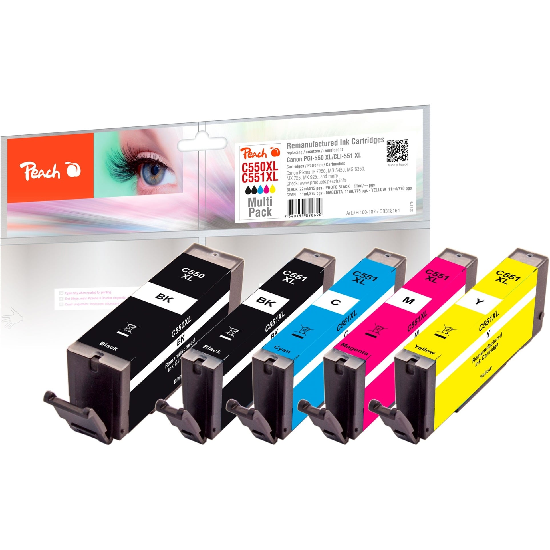 Tinte Spar Pack Plus PI100-187