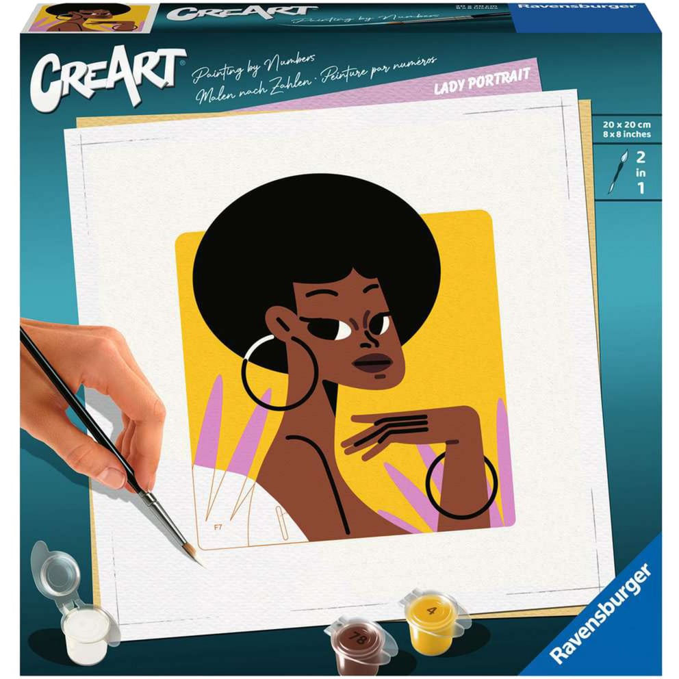 CreArt - Damenportrait, Malen