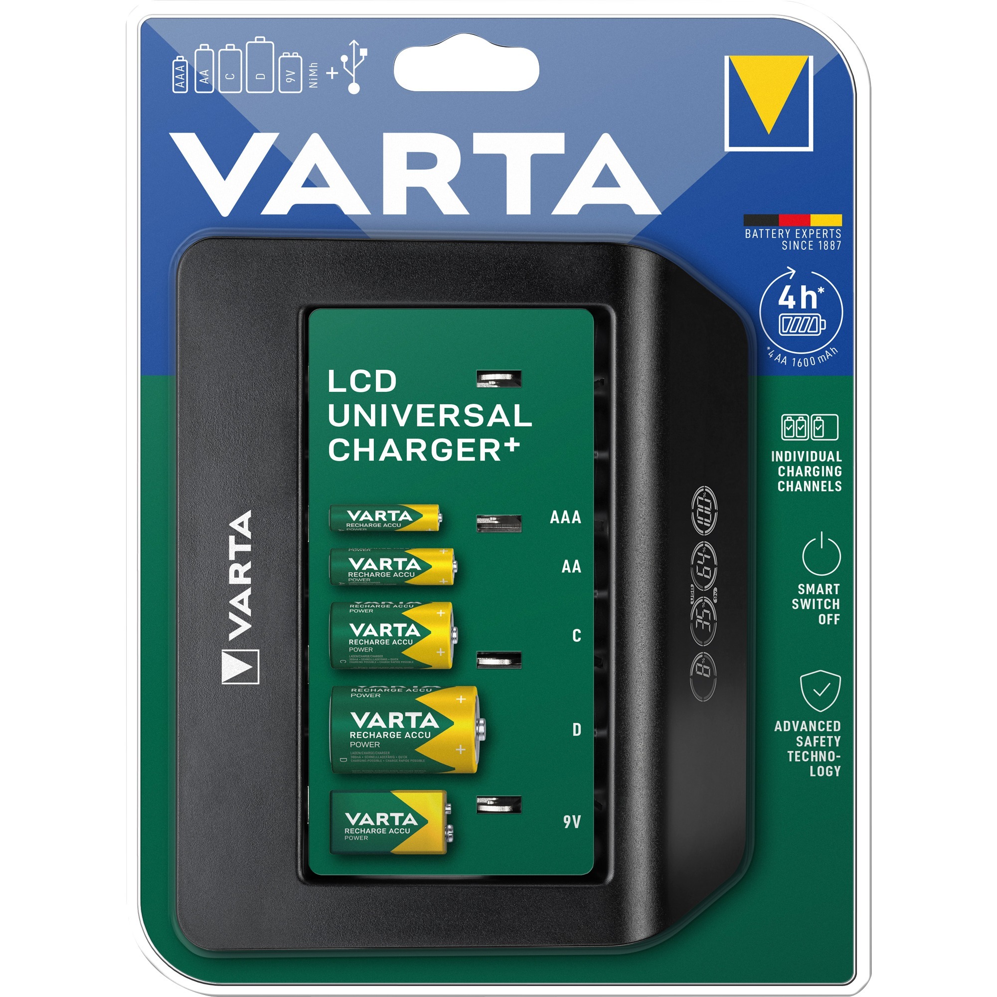 LCD Universal Charger+, Ladegerät