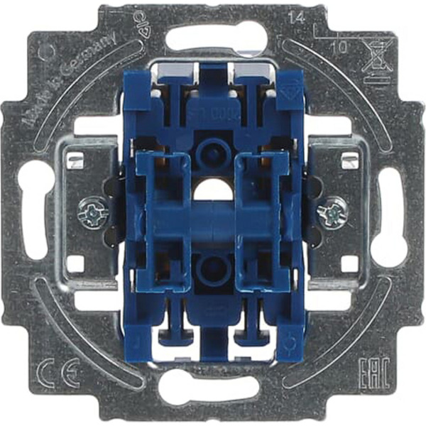 Serienschalter-Einsatz 230 Volt 10 Ampere Typ 2000/5 US Unterputz mit Steckklemme