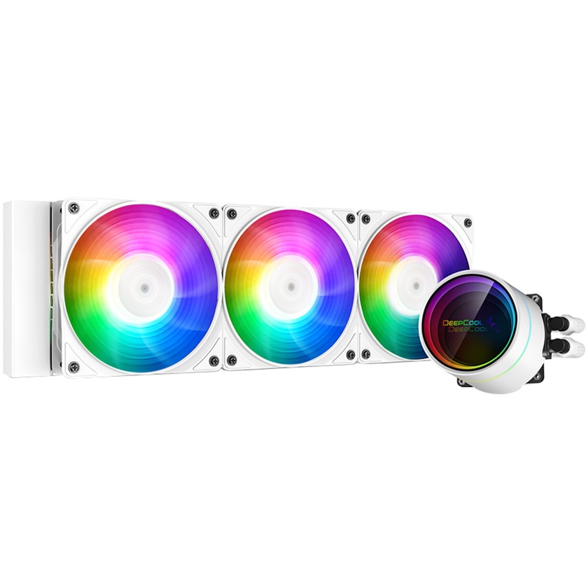 DeepCool CASTLE 360EX A-RGB WHITE, Wasserkühlung | 06933412727286