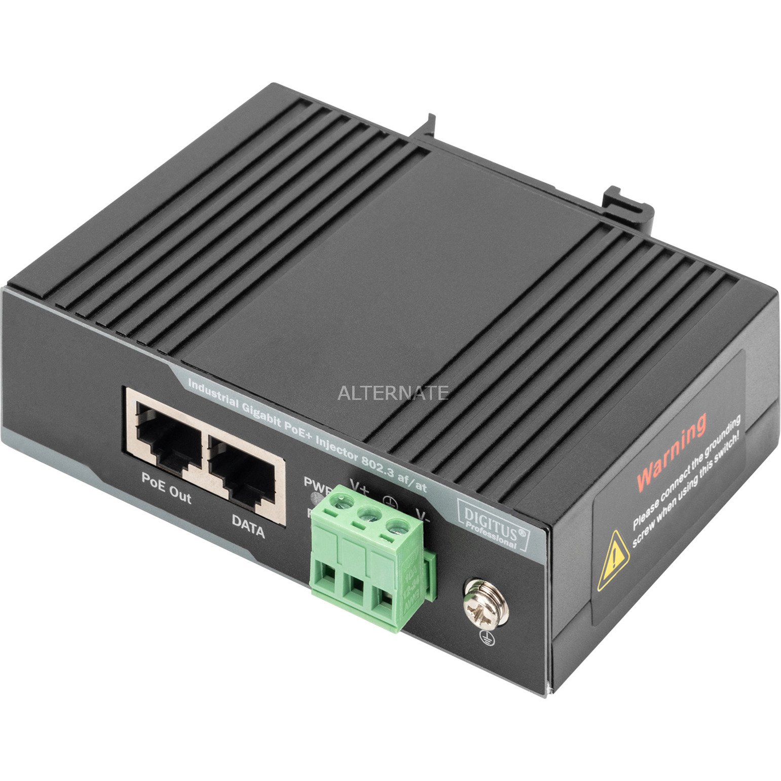 Industrieller G Ethernet PoE+ Injektor 60 W, PoE-Injektor