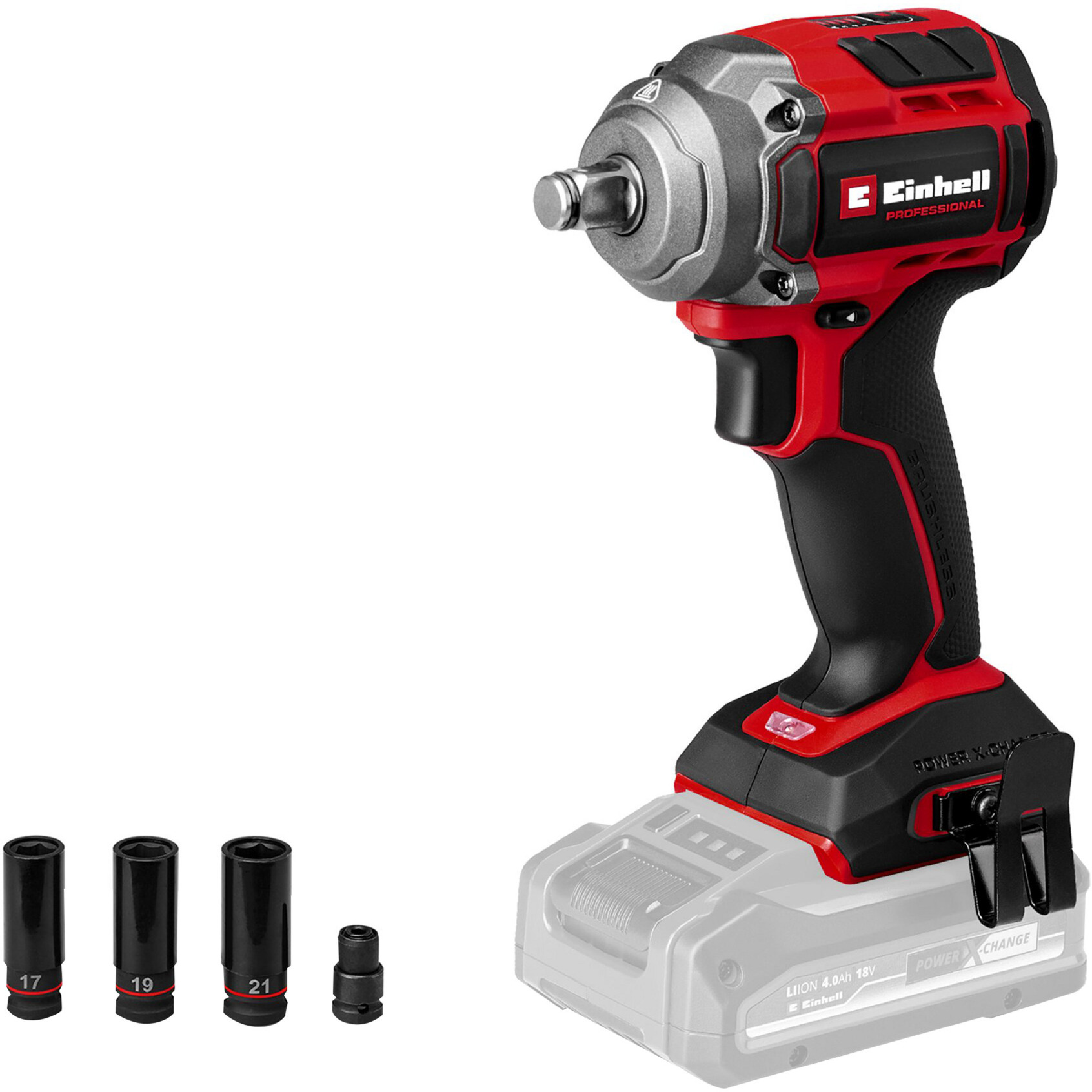 Professional Akku-Schlagschrauber TP-CW 18/350-C Li BL - Solo, 18Volt